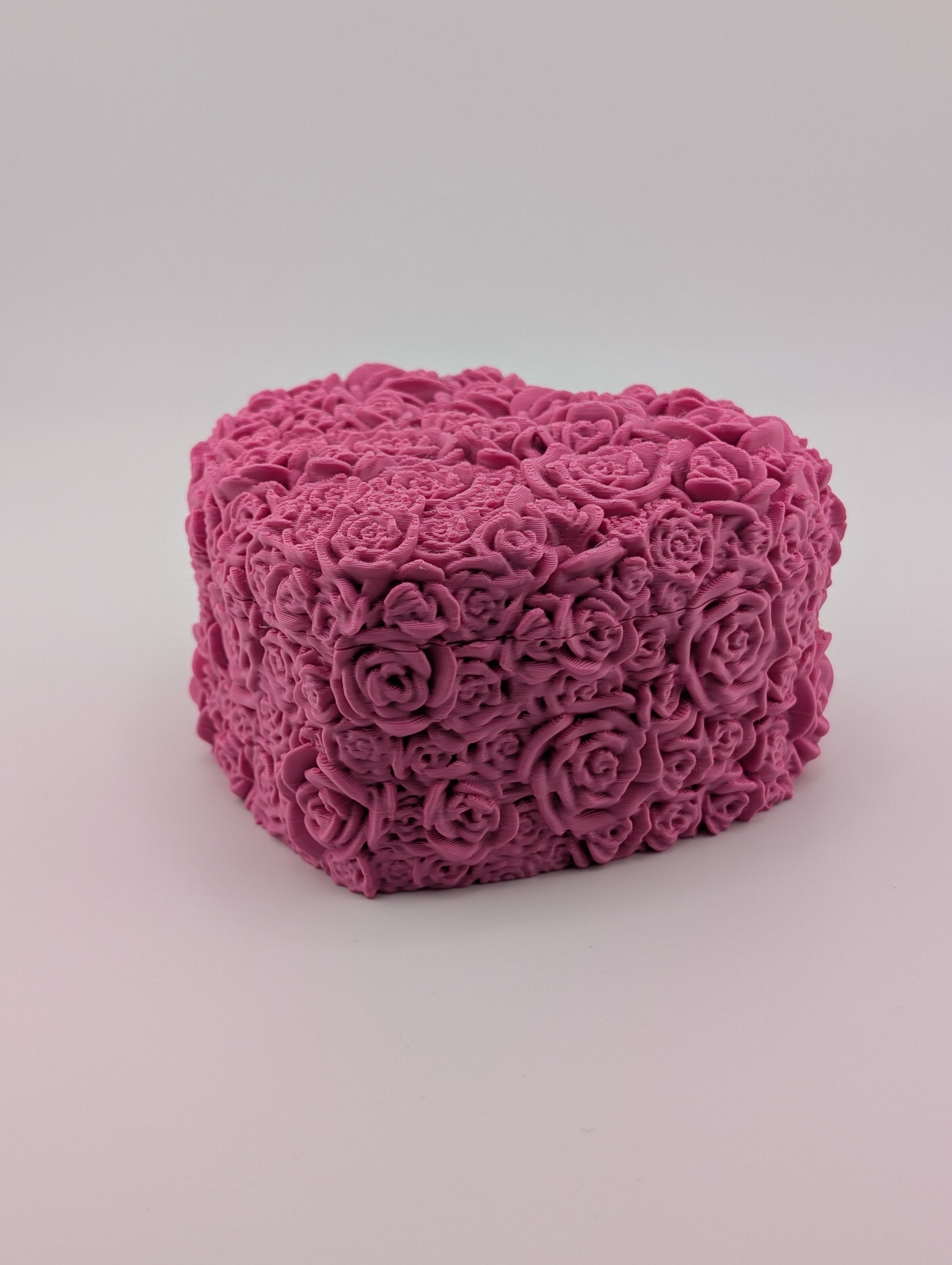 Rose Heart Valentine Box – PLA Candy & Keepsake Holder