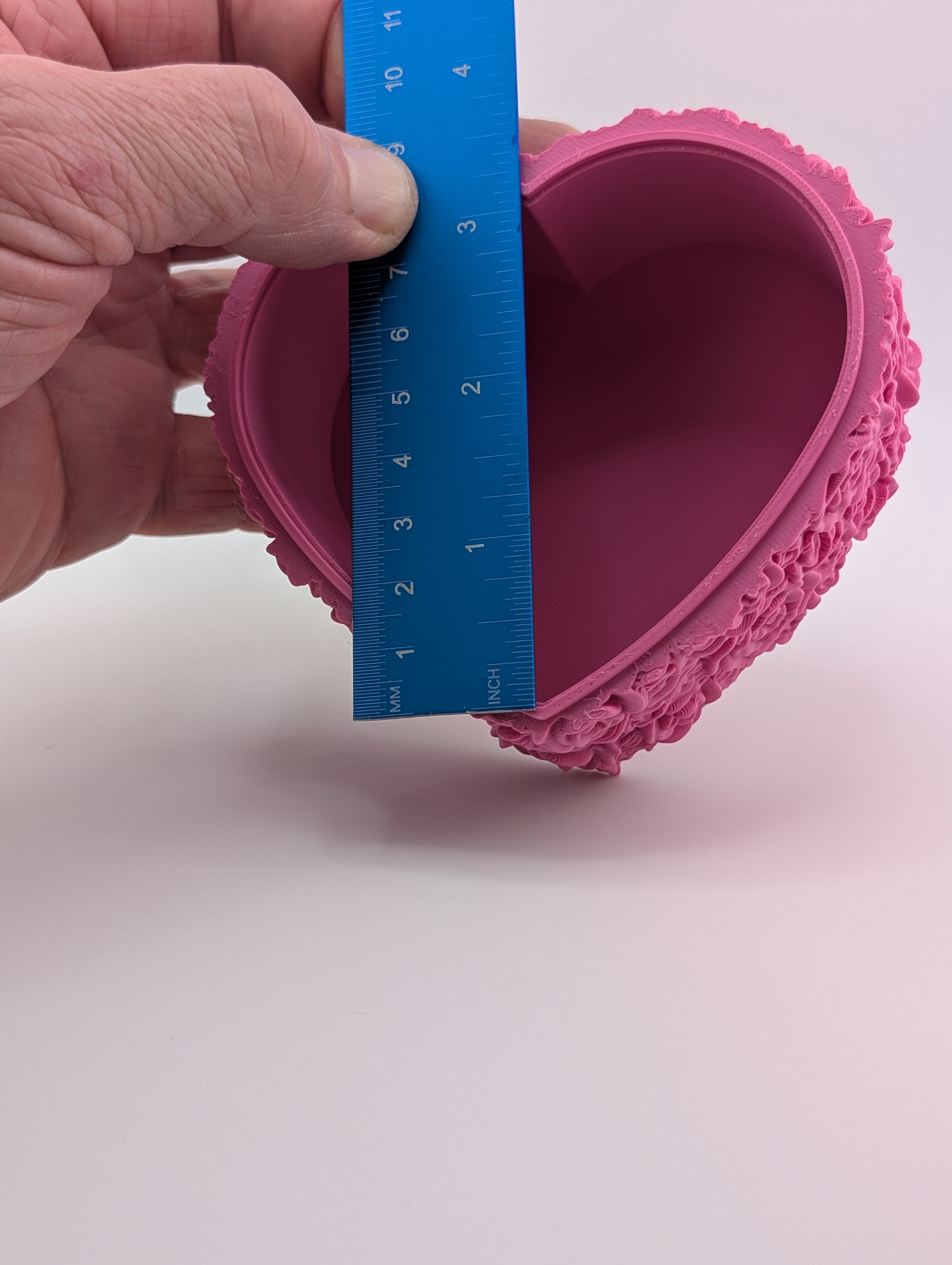 Rose Heart Valentine Box – PLA Candy & Keepsake Holder