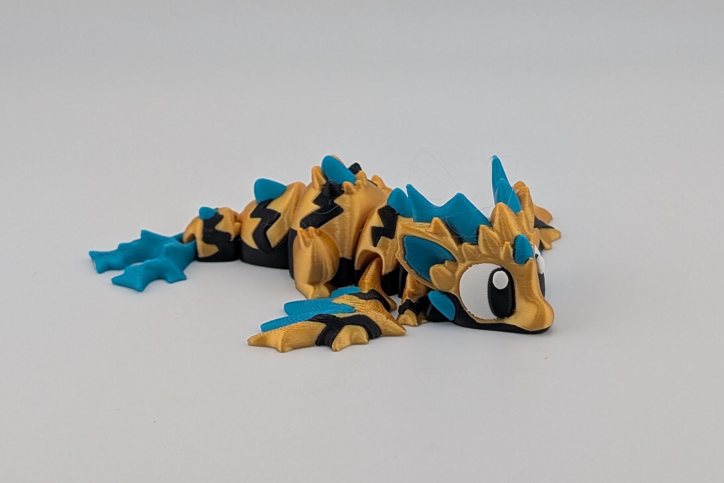 Flexi Electric Mini Dragon – PLA Fidget Toy
