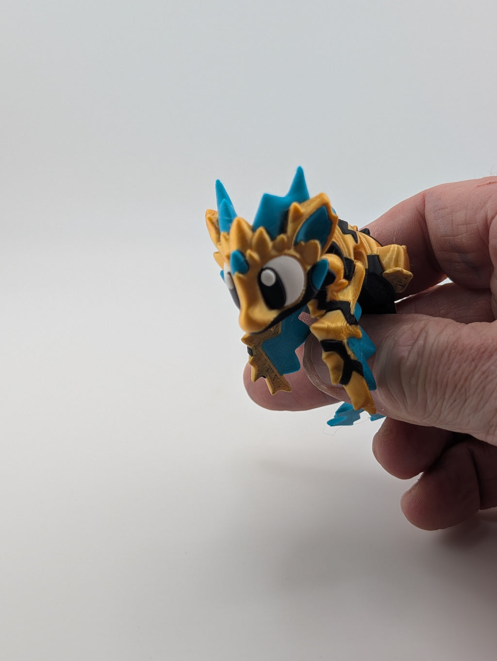 Flexi Electric Mini Dragon – PLA Fidget Toy