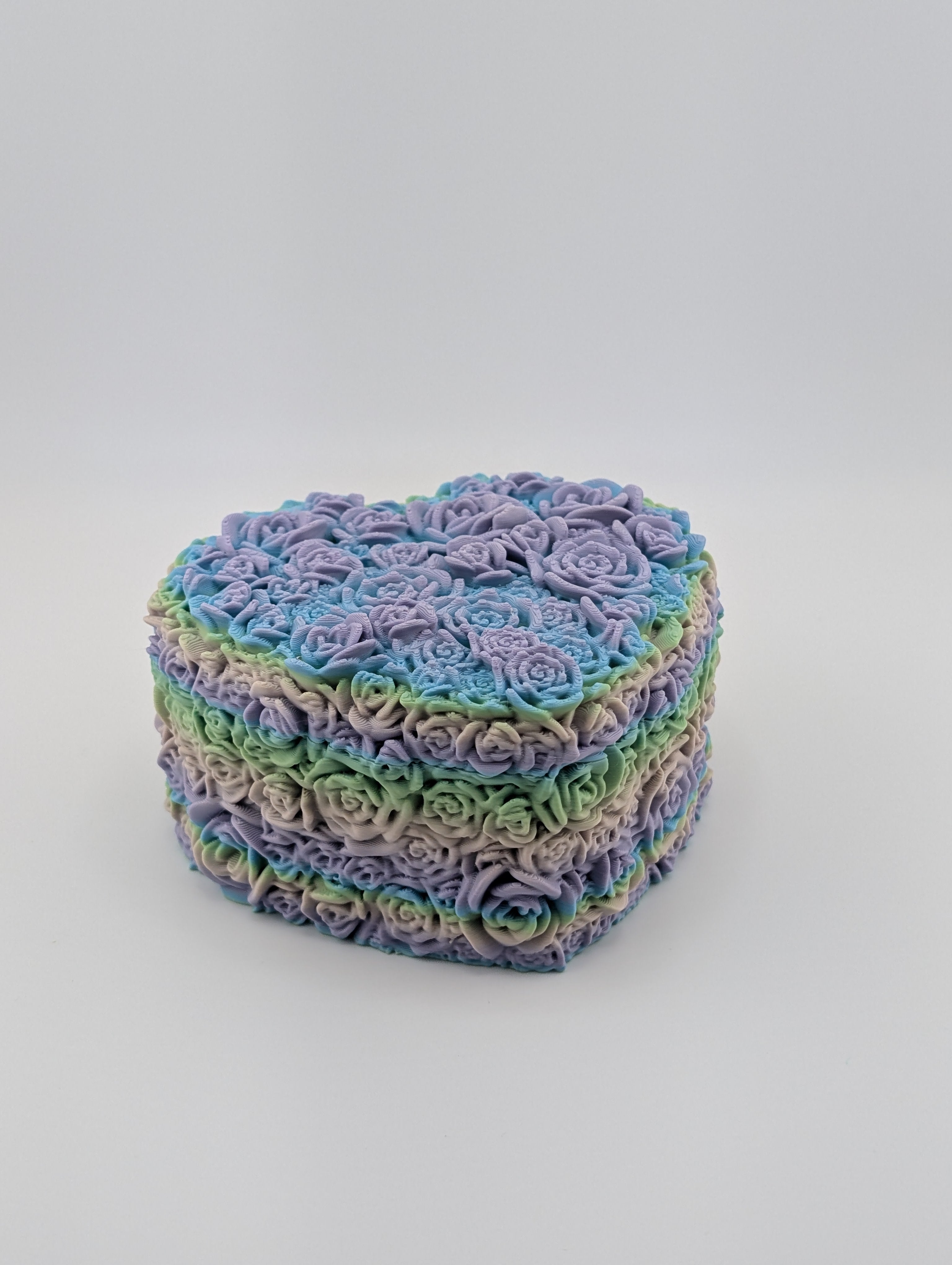 Rose Heart Valentine Box – PLA Candy & Keepsake Holder