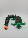 Turtle Shell Flexi Dragon with Fishy Tail – Articulated Fidget Toy
