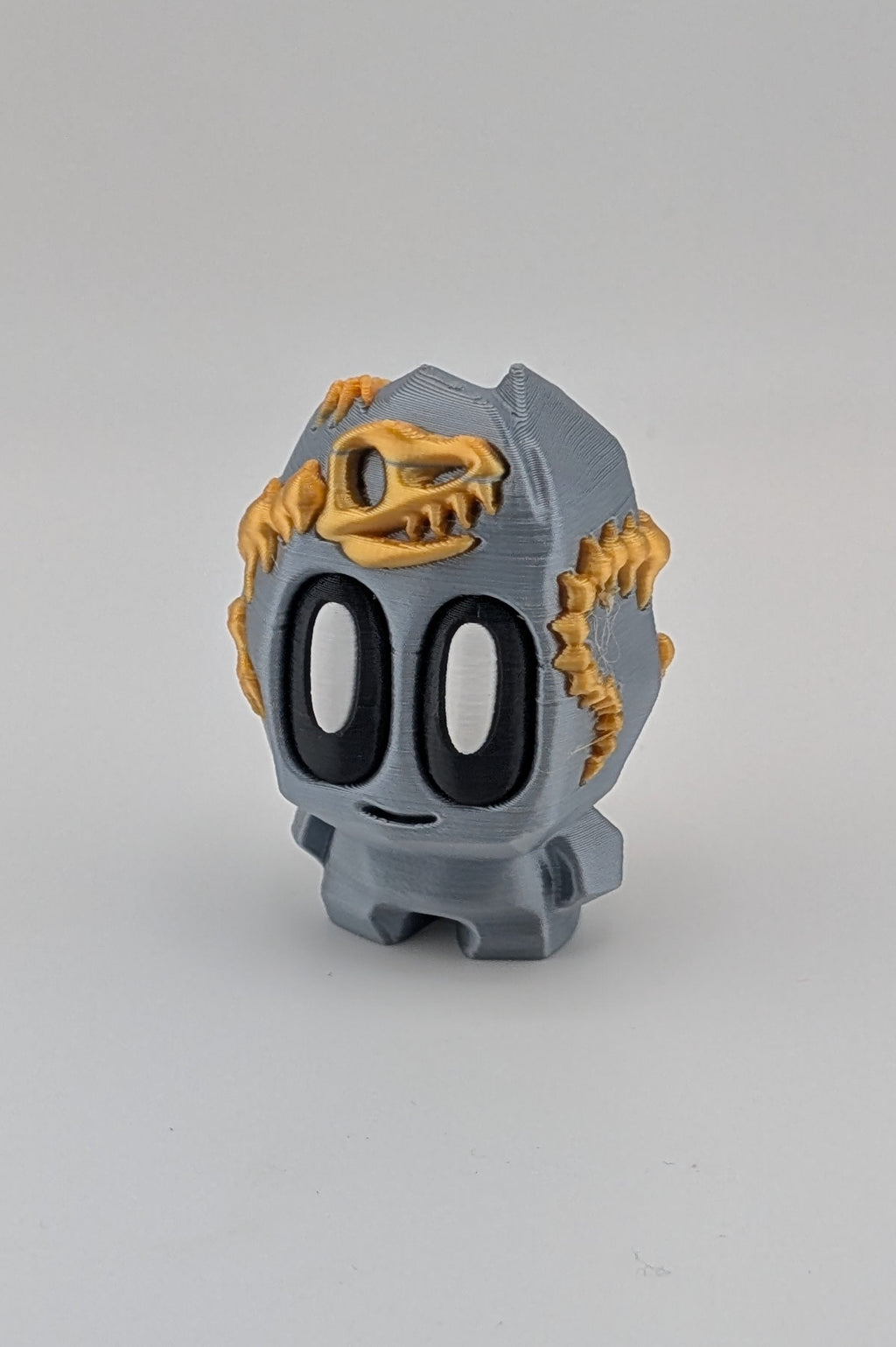 Bloblab Prehistoric Series – Fossil Rock Pet (Silk Silver & Gold PLA)