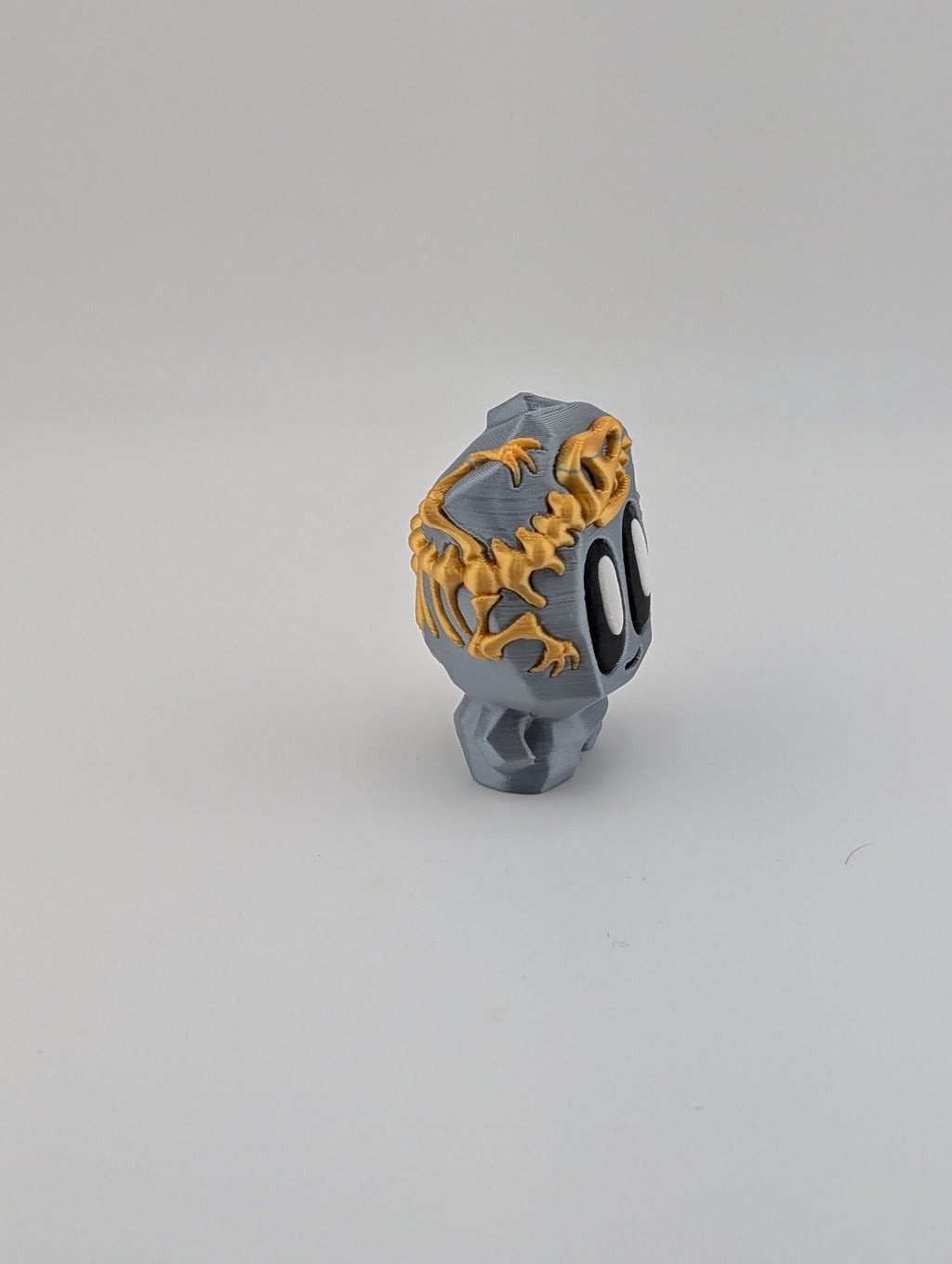 Bloblab Prehistoric Series – Fossil Rock Pet (Silk Silver & Gold PLA)