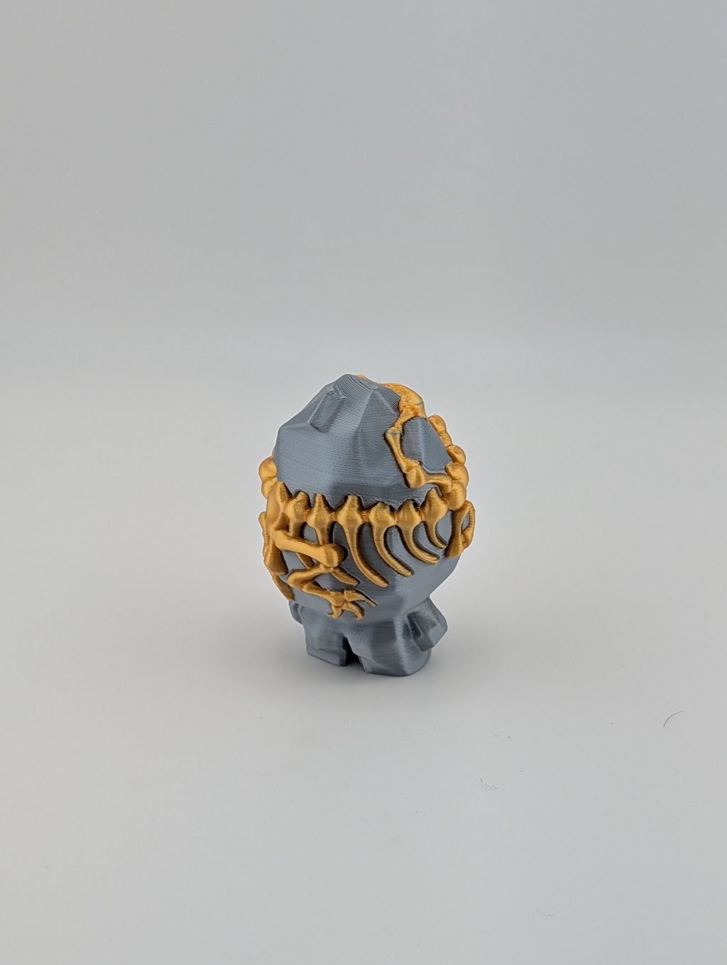 Bloblab Prehistoric Series – Fossil Rock Pet (Silk Silver & Gold PLA)