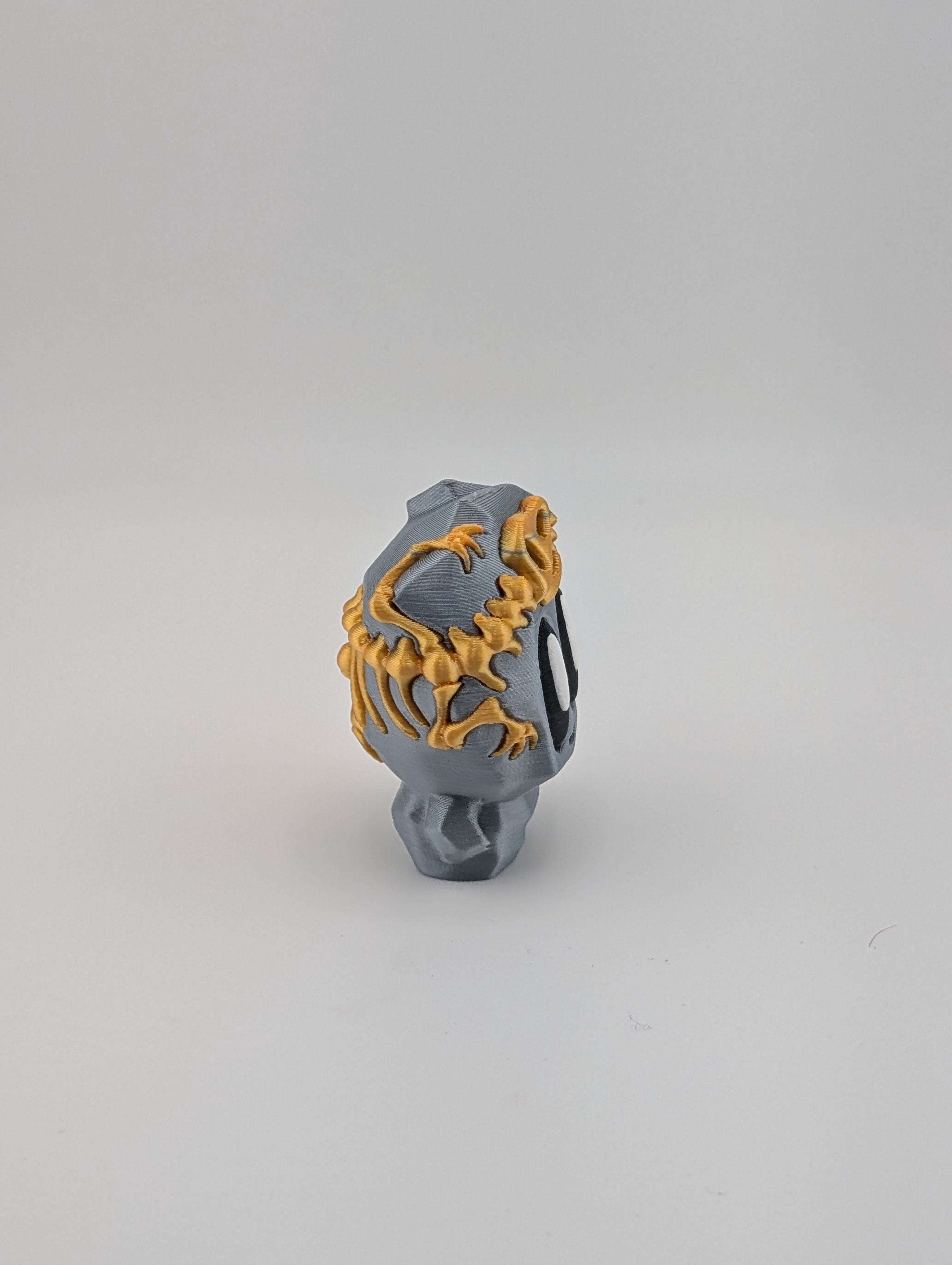 Bloblab Prehistoric Series – Fossil Rock Pet (Silk Silver & Gold PLA)