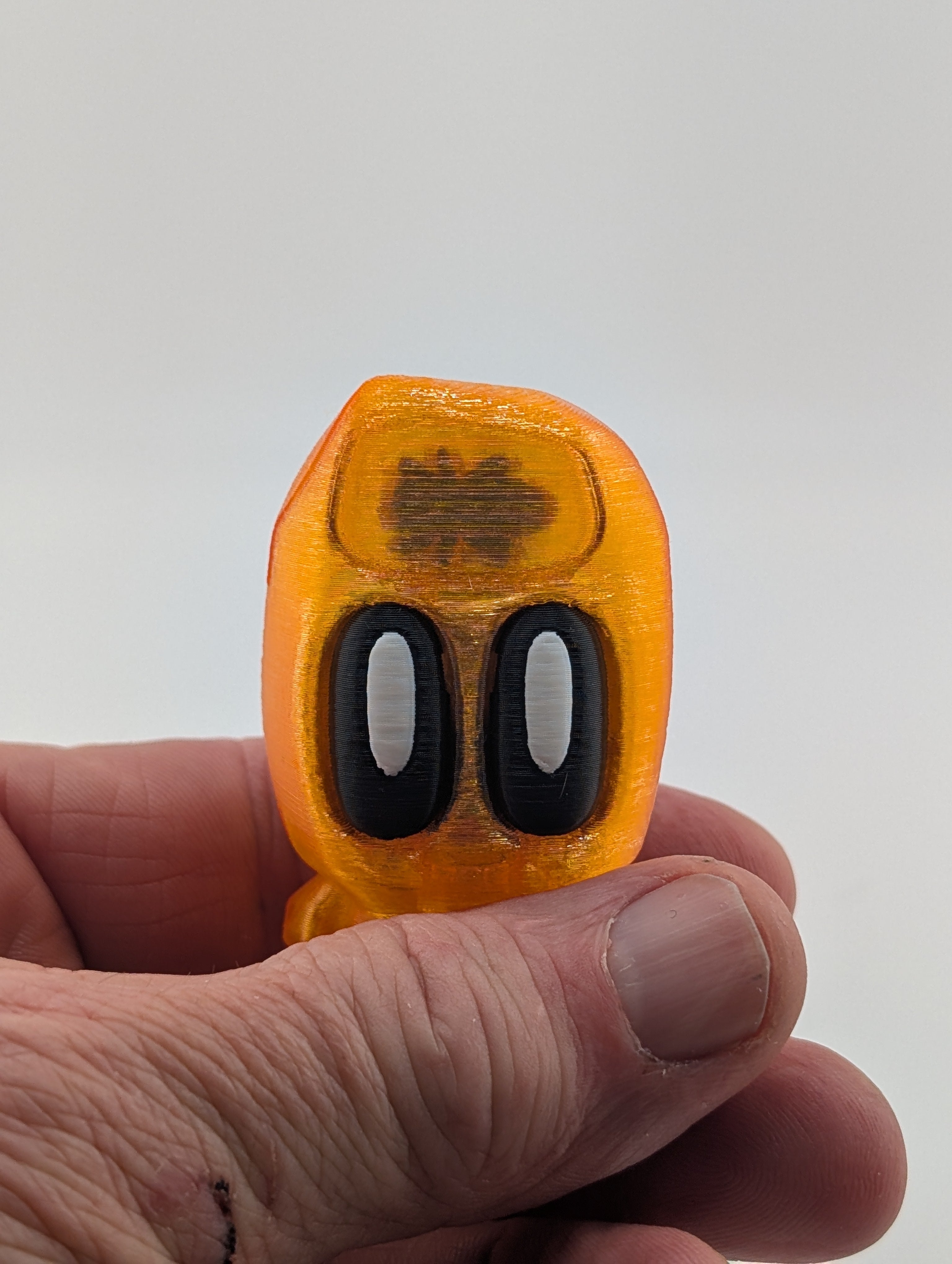 Bloblab Prehistoric Series – Amber Rock Pet (Transparent Orange PLA)