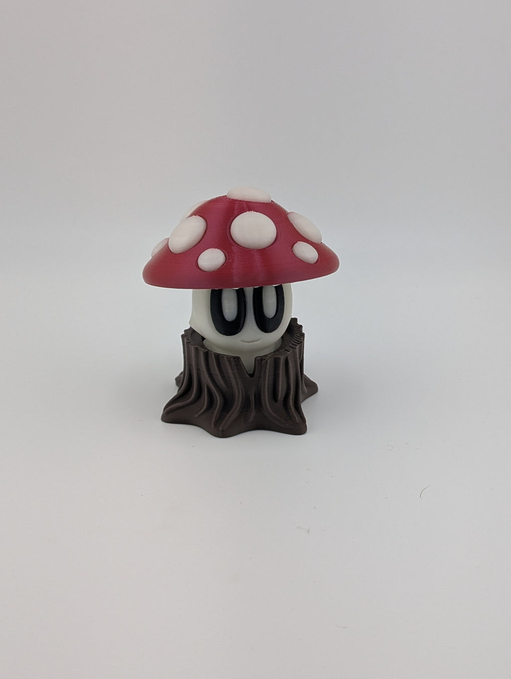 Bloblab Mushroom Series – Flycap Shroom (UV Reactive Glow PLA with Red Cap)