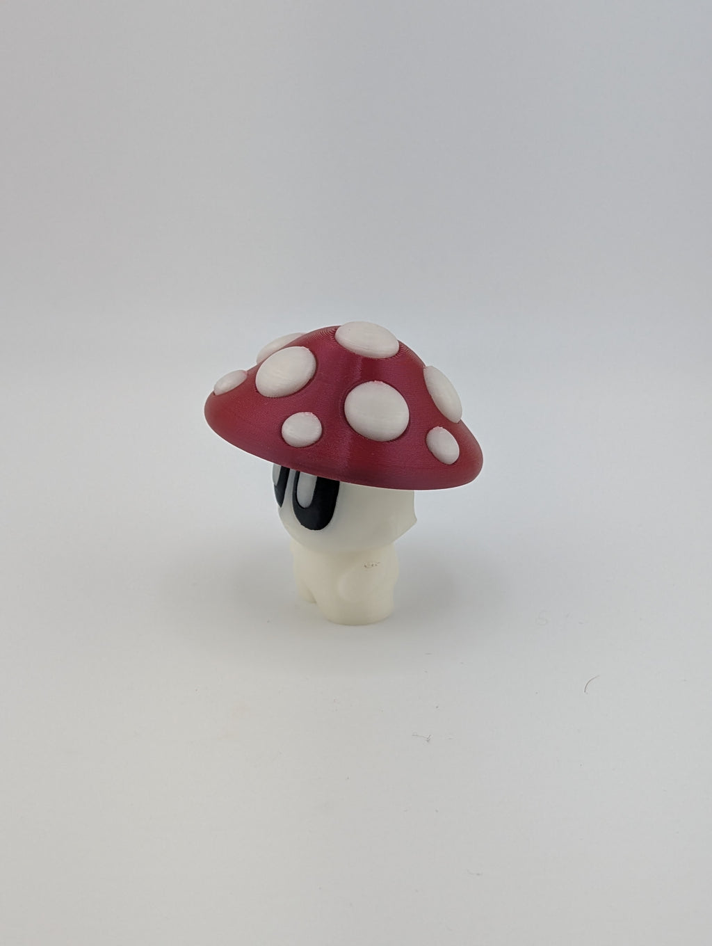 Bloblab Mushroom Series – Flycap Shroom (UV Reactive Glow PLA with Red Cap)