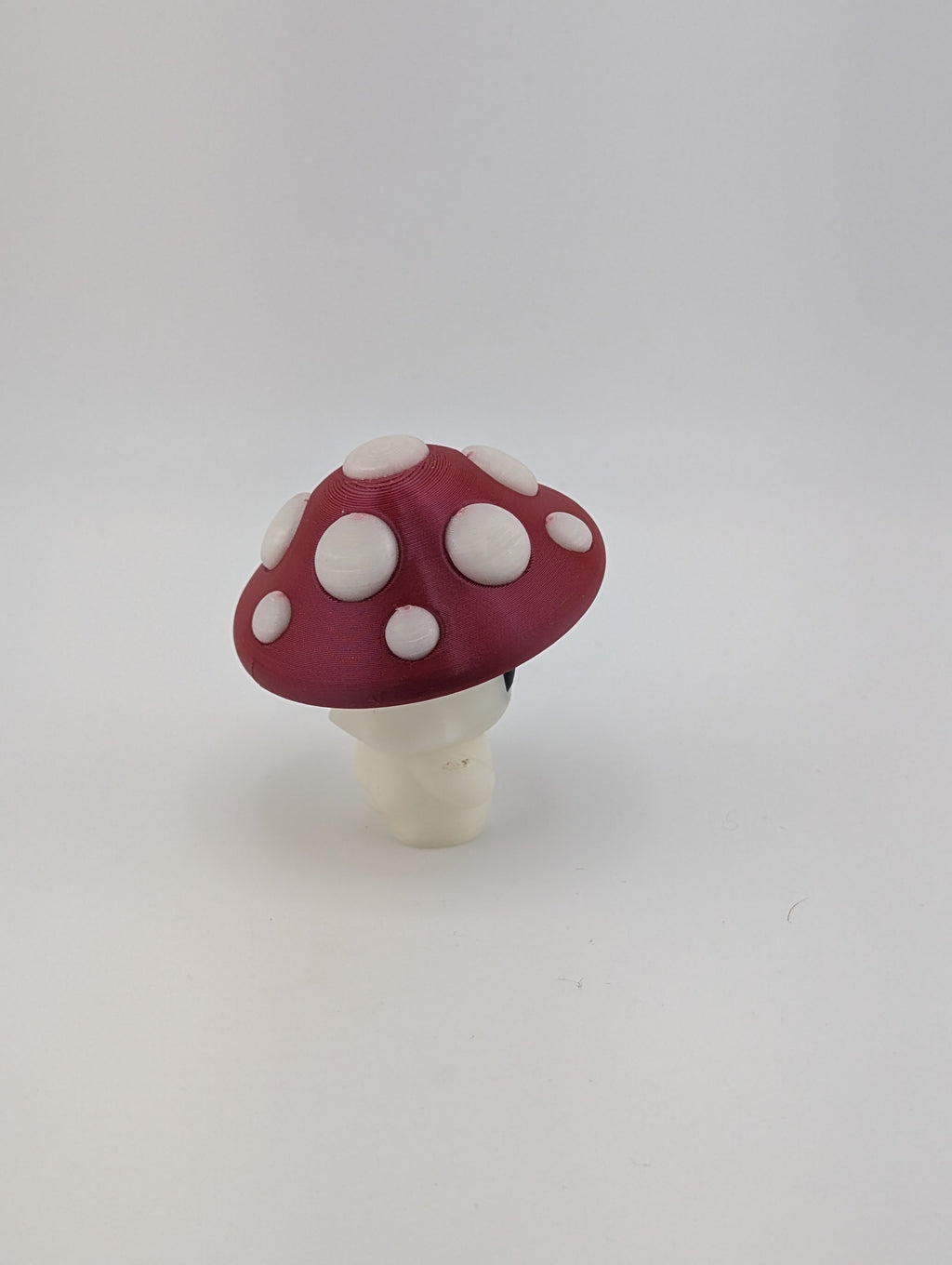 Bloblab Mushroom Series – Flycap Shroom (UV Reactive Glow PLA with Red Cap)