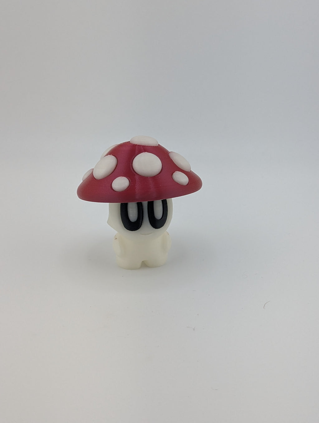 Bloblab Mushroom Series – Flycap Shroom (UV Reactive Glow PLA with Red Cap)