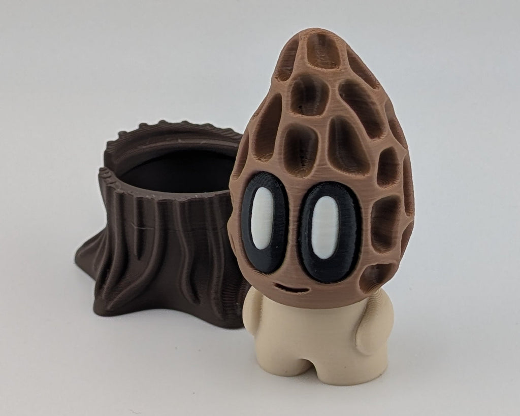 Bloblab Mushroom Series – Morelkin (Tan & Brown PLA)
