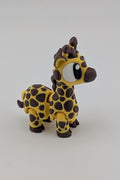 🦒✨ Mini Flexi-Giraffe! 🌍 2.25" Articulated Safari Fidget & Keychain Charm 🔑🥨