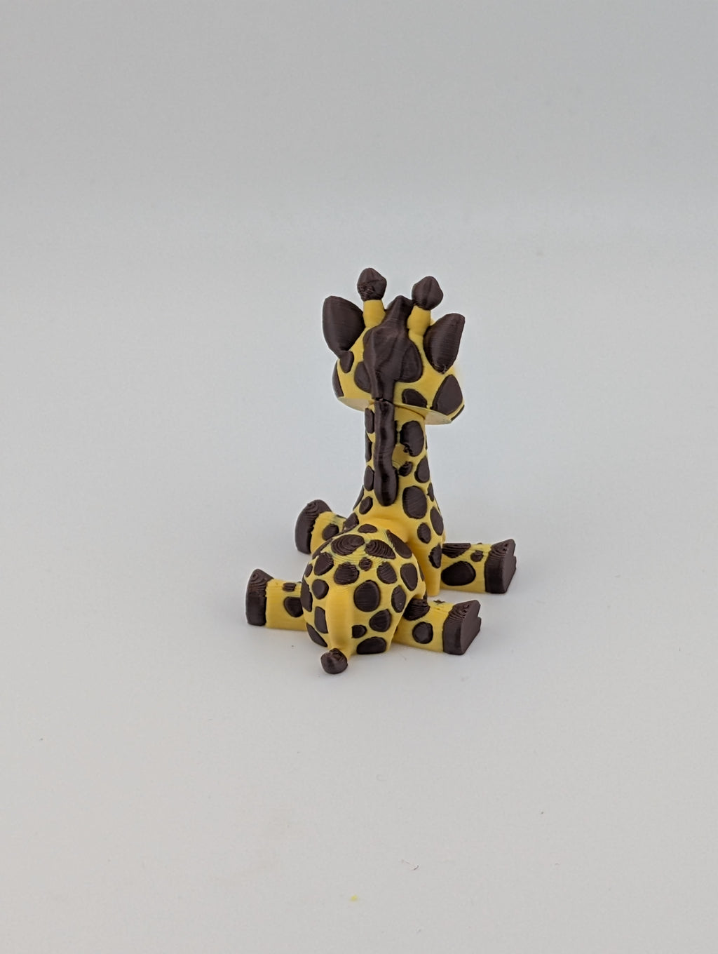 🦒✨ Mini Flexi-Giraffe! 🌍 2.25" Articulated Safari Fidget & Keychain Charm 🔑🥨