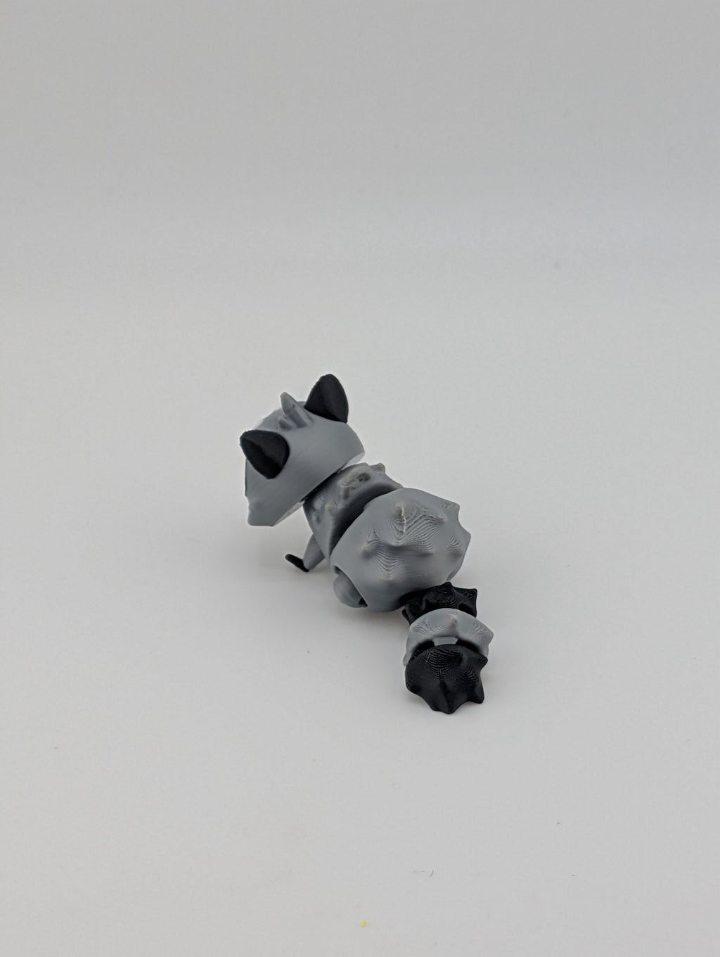 🦝✨ Mini Raccoon Keychain Buddy! 🤏 2.5" Articulated "Trash Panda" Bag Charm 🗑️🔑