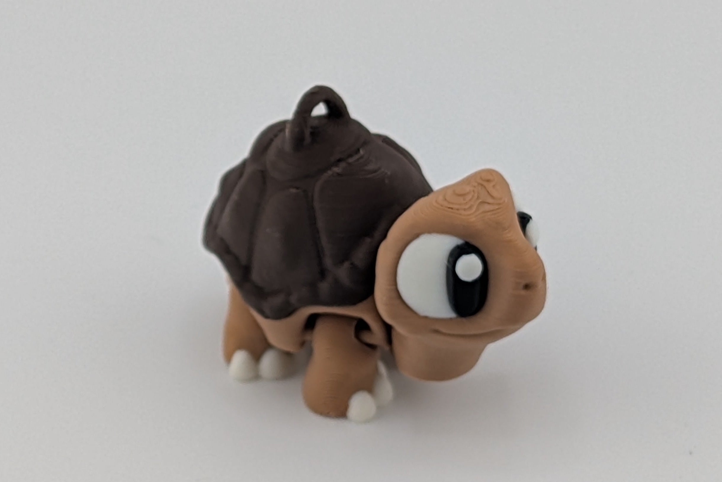 Mini Flexi Tortoise Keychain | Articulated 3D Printed Fidget & Bag Charm