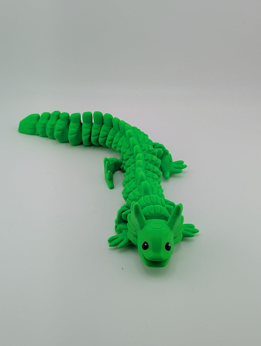 🌊🦎 10.5" Flexi Axolotl! 🌸 Articulated Aquatic Salamander Fidget Toy ✨🫧