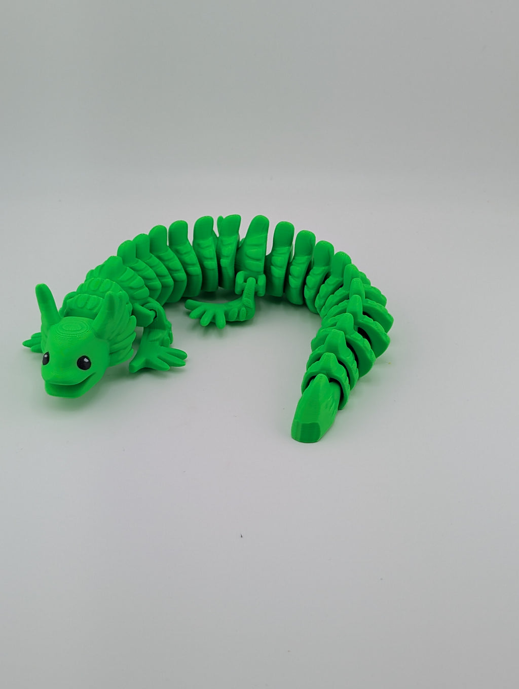 🌊🦎 10.5" Flexi Axolotl! 🌸 Articulated Aquatic Salamander Fidget Toy ✨🫧