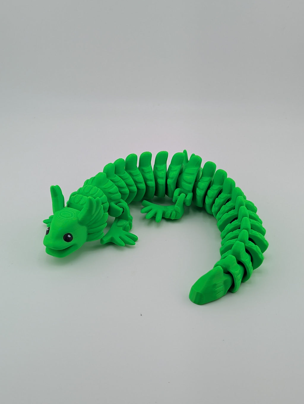 🌊🦎 10.5" Flexi Axolotl! 🌸 Articulated Aquatic Salamander Fidget Toy ✨🫧