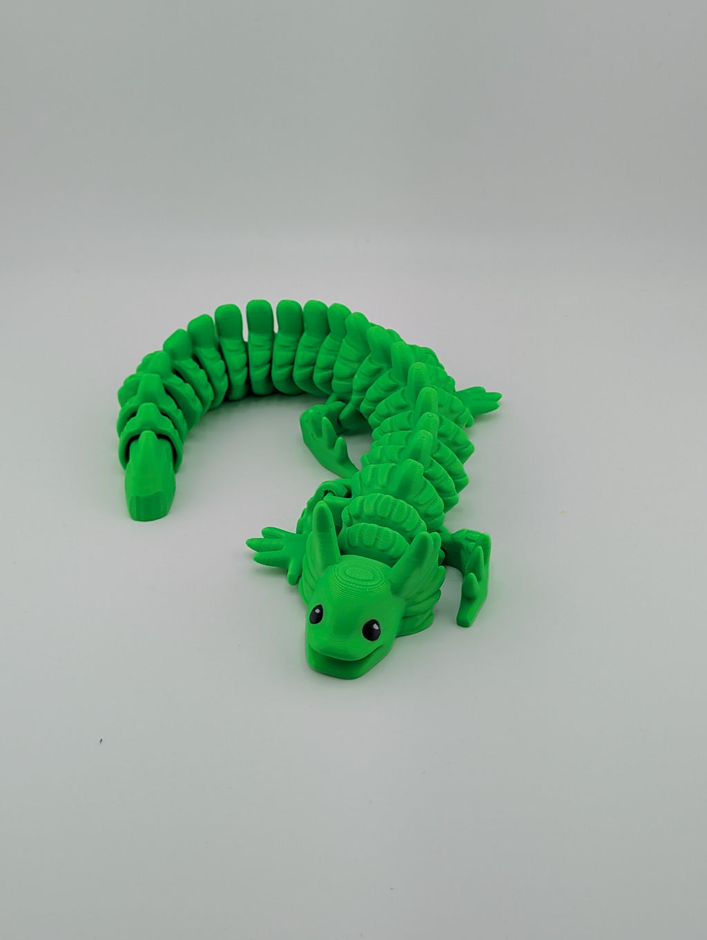 🌊🦎 10.5" Flexi Axolotl! 🌸 Articulated Aquatic Salamander Fidget Toy ✨🫧