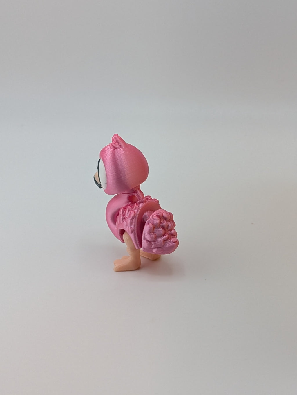🦩💖 Mini Flexi-Flamingo Keychain Buddy! ✨ 2.38" Articulated "Strut-Star" Bag Charm 🌴🩰