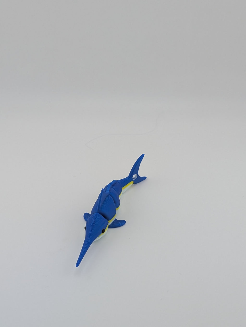 Flexi Swordfish Keychain – 4" Articulated Fidget Toy
