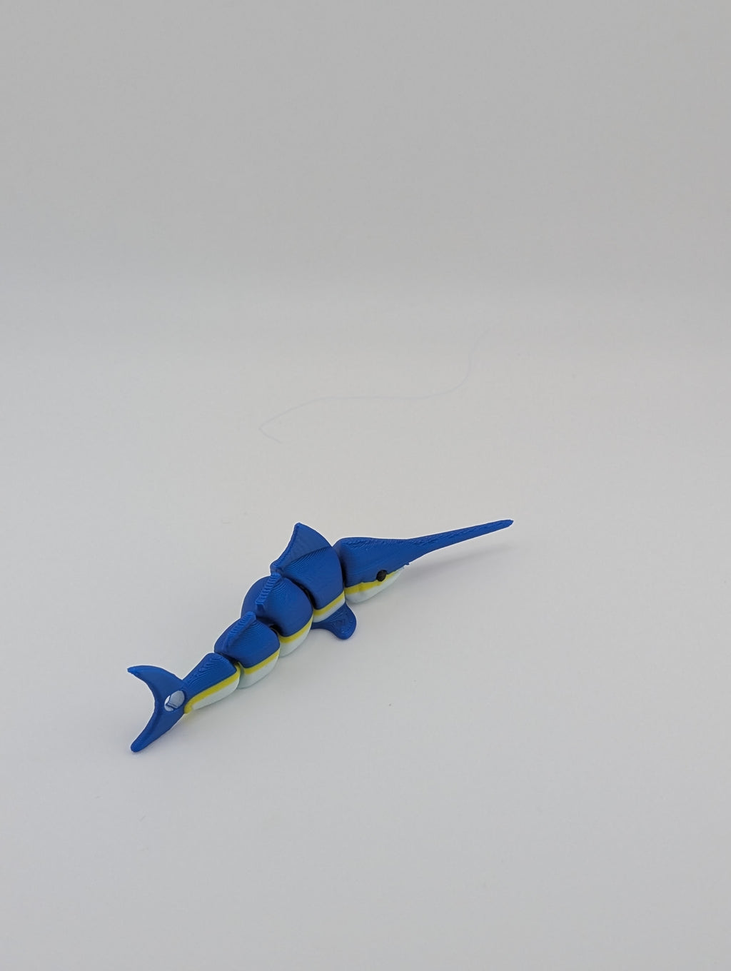 Flexi Swordfish Keychain – 4" Articulated Fidget Toy