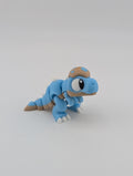 🦖🥚 Mini Hatchling T-Rex Flexi! 🦕 3D Printed Dino with Eggshell Cap ✨🦴