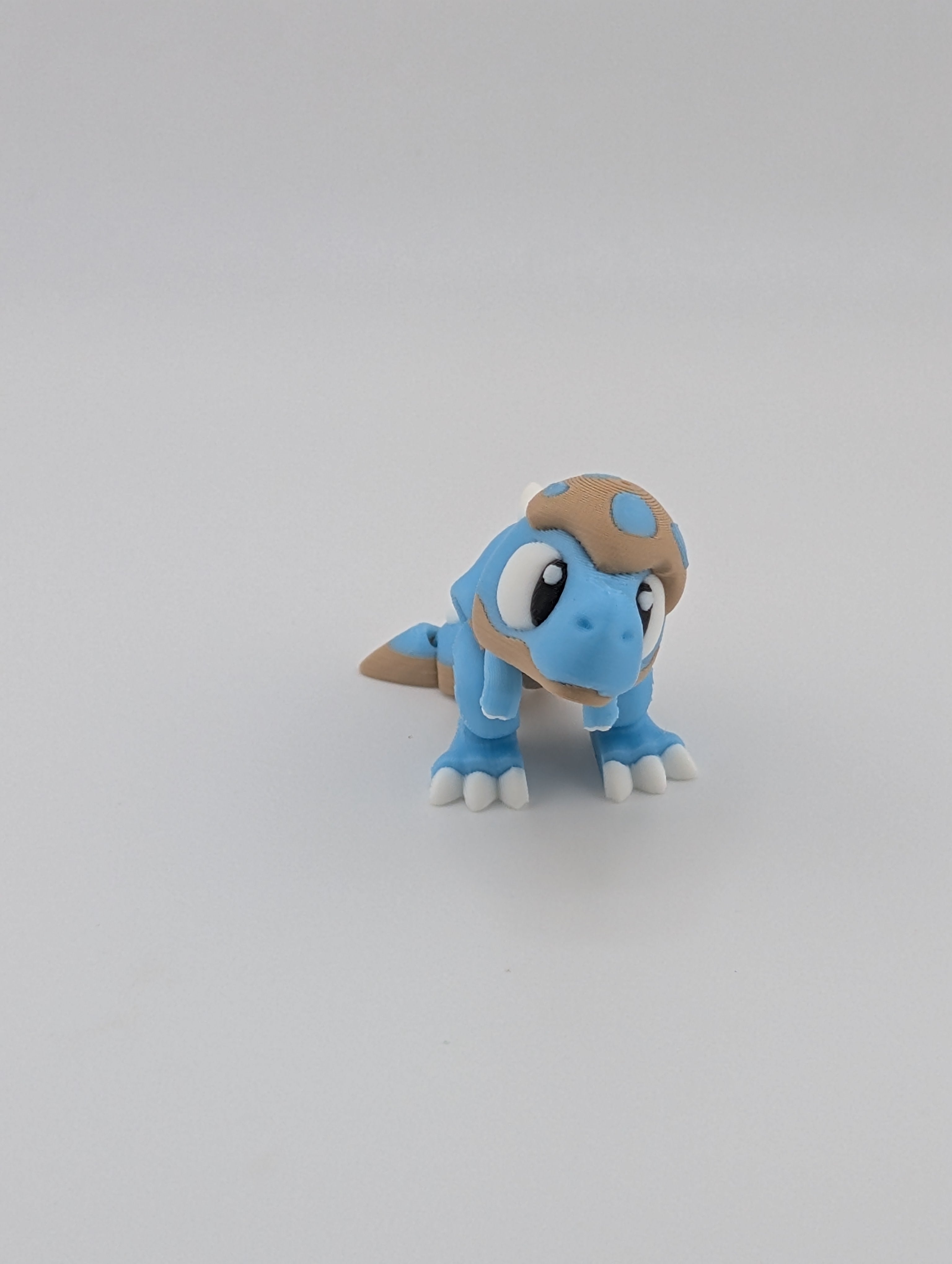 🦖🥚 Mini Hatchling T-Rex Flexi! 🦕 3D Printed Dino with Eggshell Cap ✨🦴