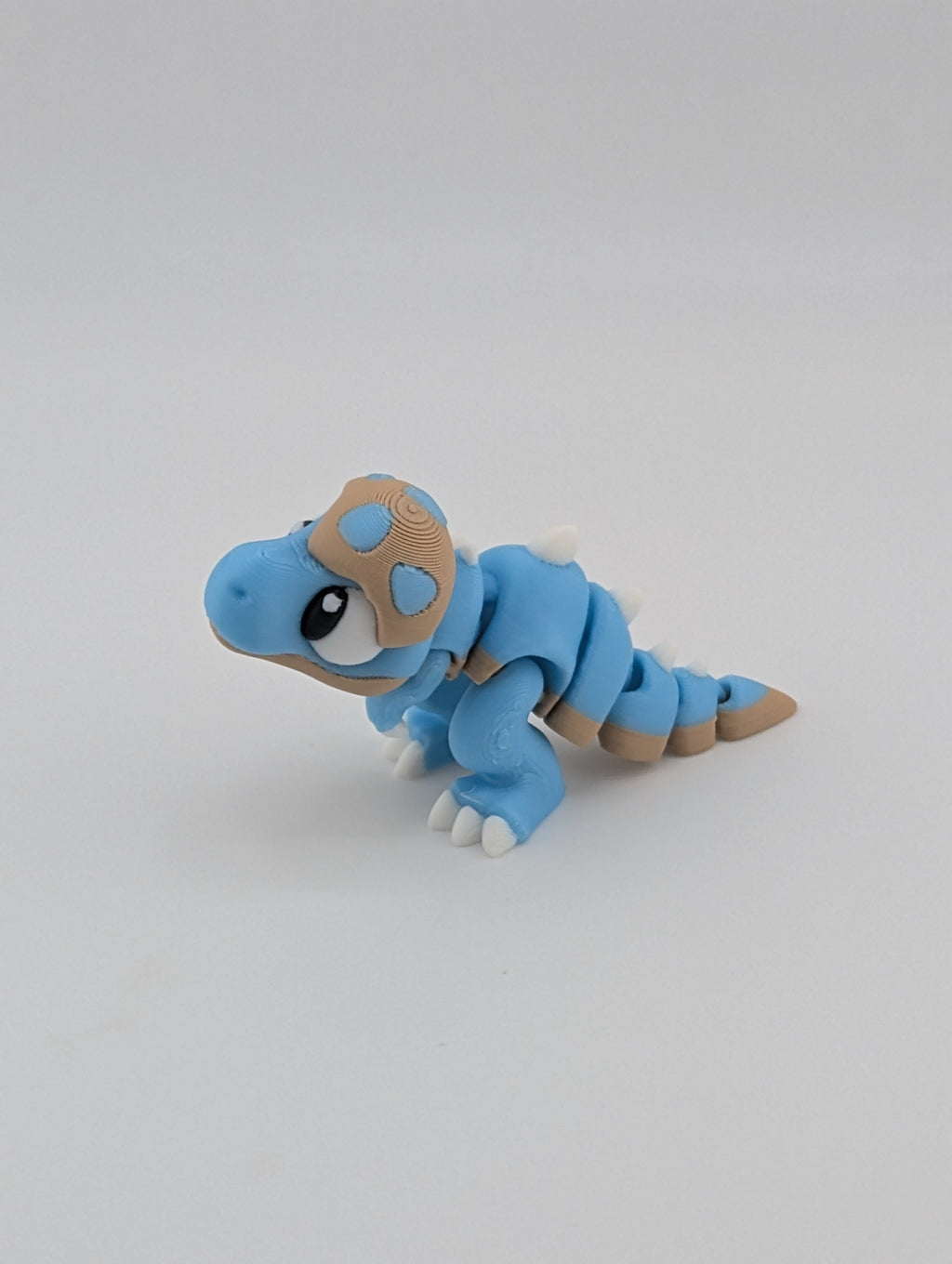 🦖🥚 Mini Hatchling T-Rex Flexi! 🦕 3D Printed Dino with Eggshell Cap ✨🦴
