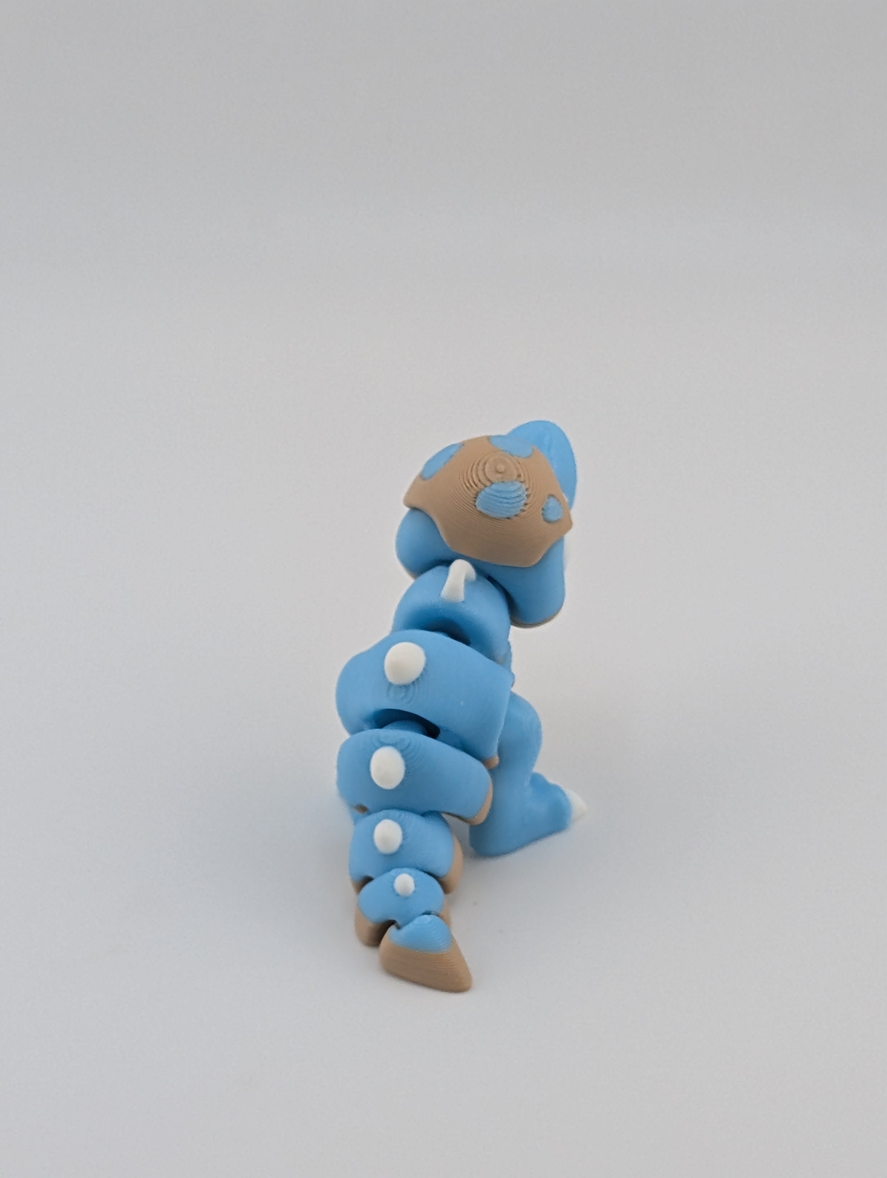 🦖🥚 Mini Hatchling T-Rex Flexi! 🦕 3D Printed Dino with Eggshell Cap ✨🦴
