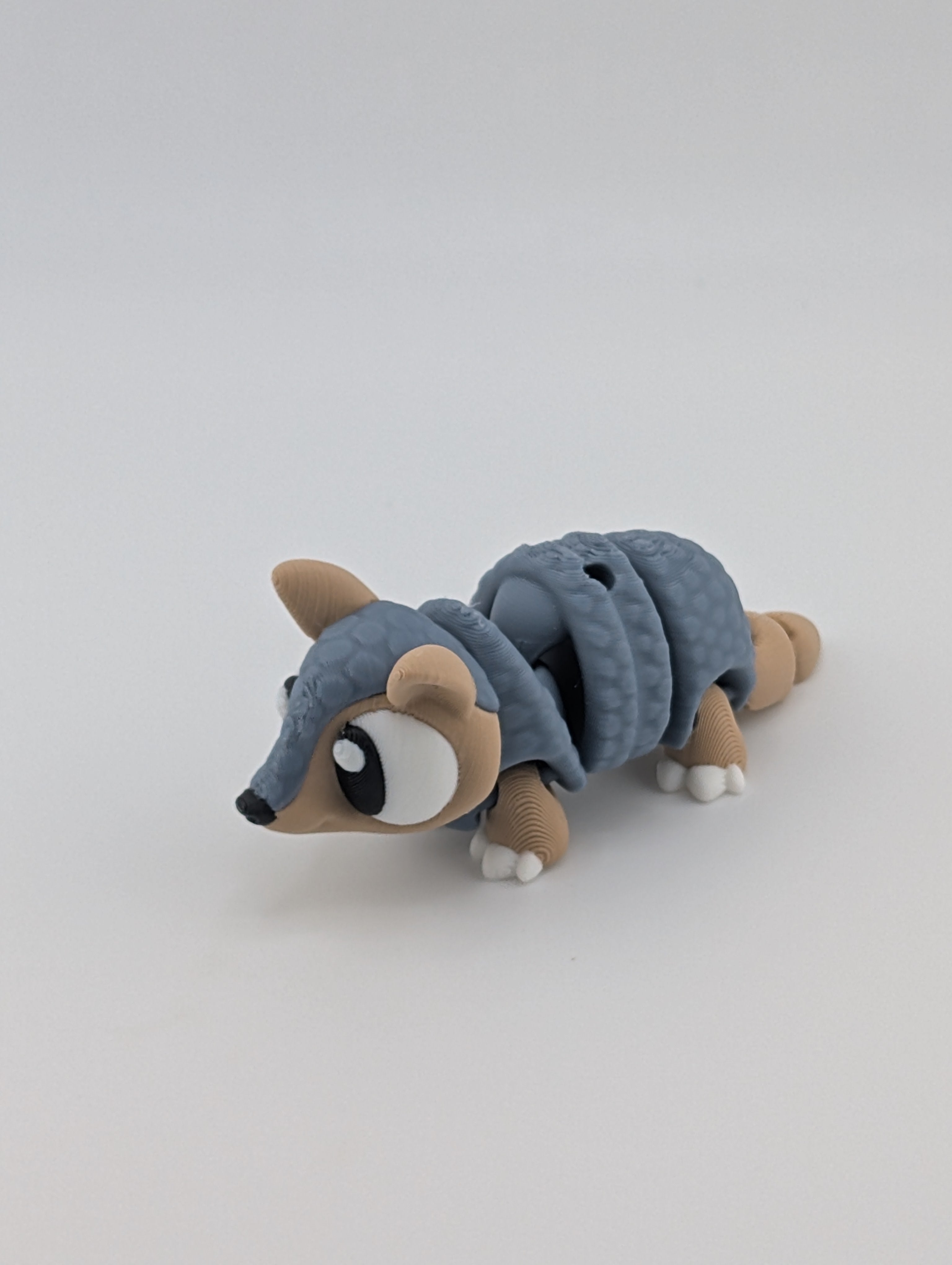 Mini Flexi Armadillo Keychain | 3" Articulated 3D Printed Texas Fidget