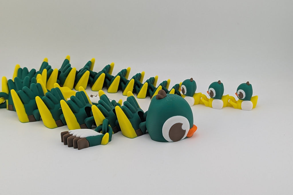 Duck Parade Flexi Dragon Articulated Fidget Toy
