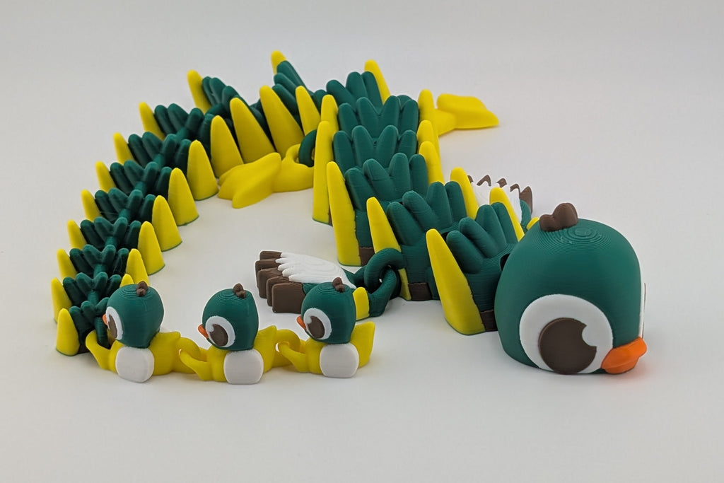 Duck Parade Flexi Dragon Articulated Fidget Toy