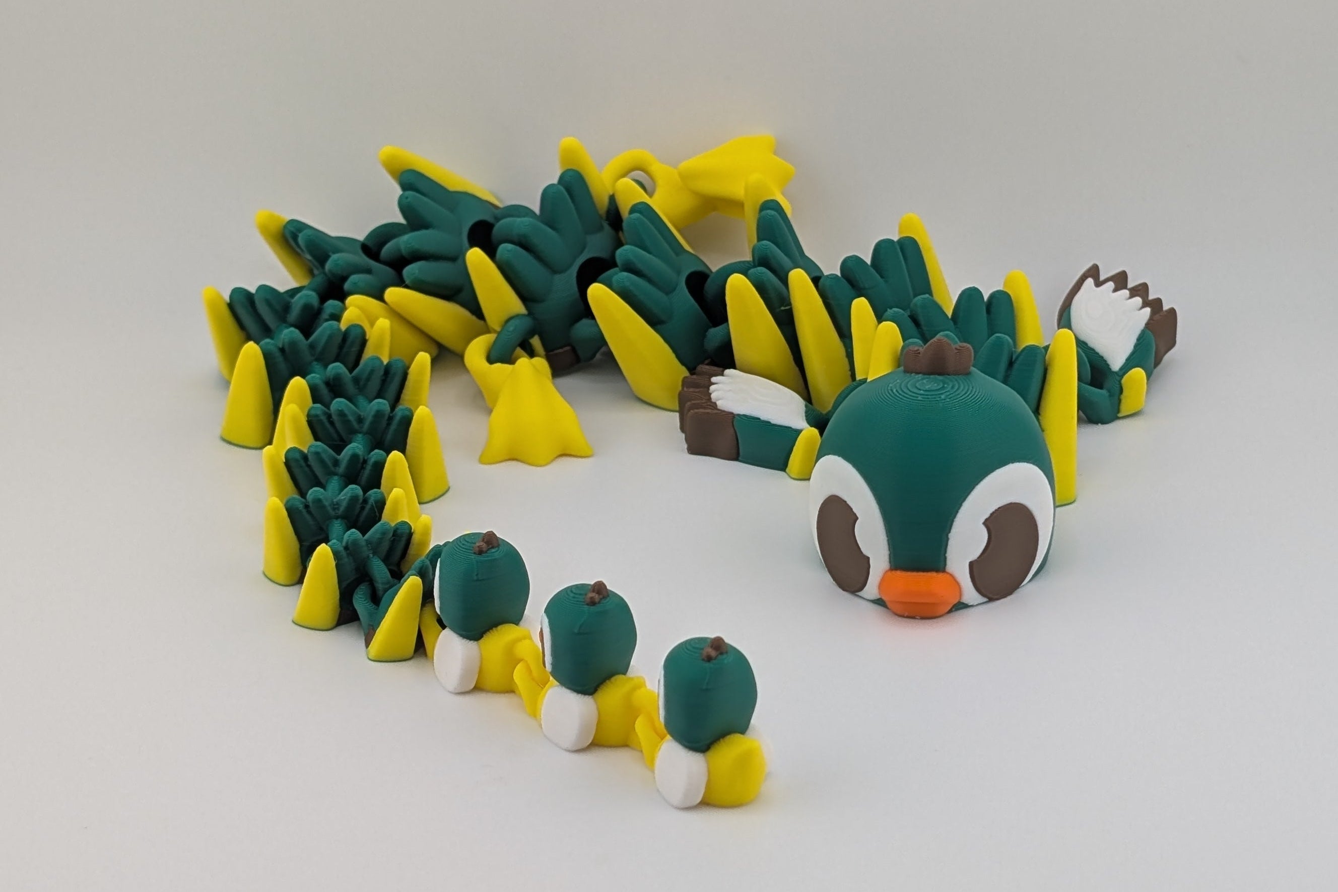 Duck Parade Flexi Dragon Articulated Fidget Toy