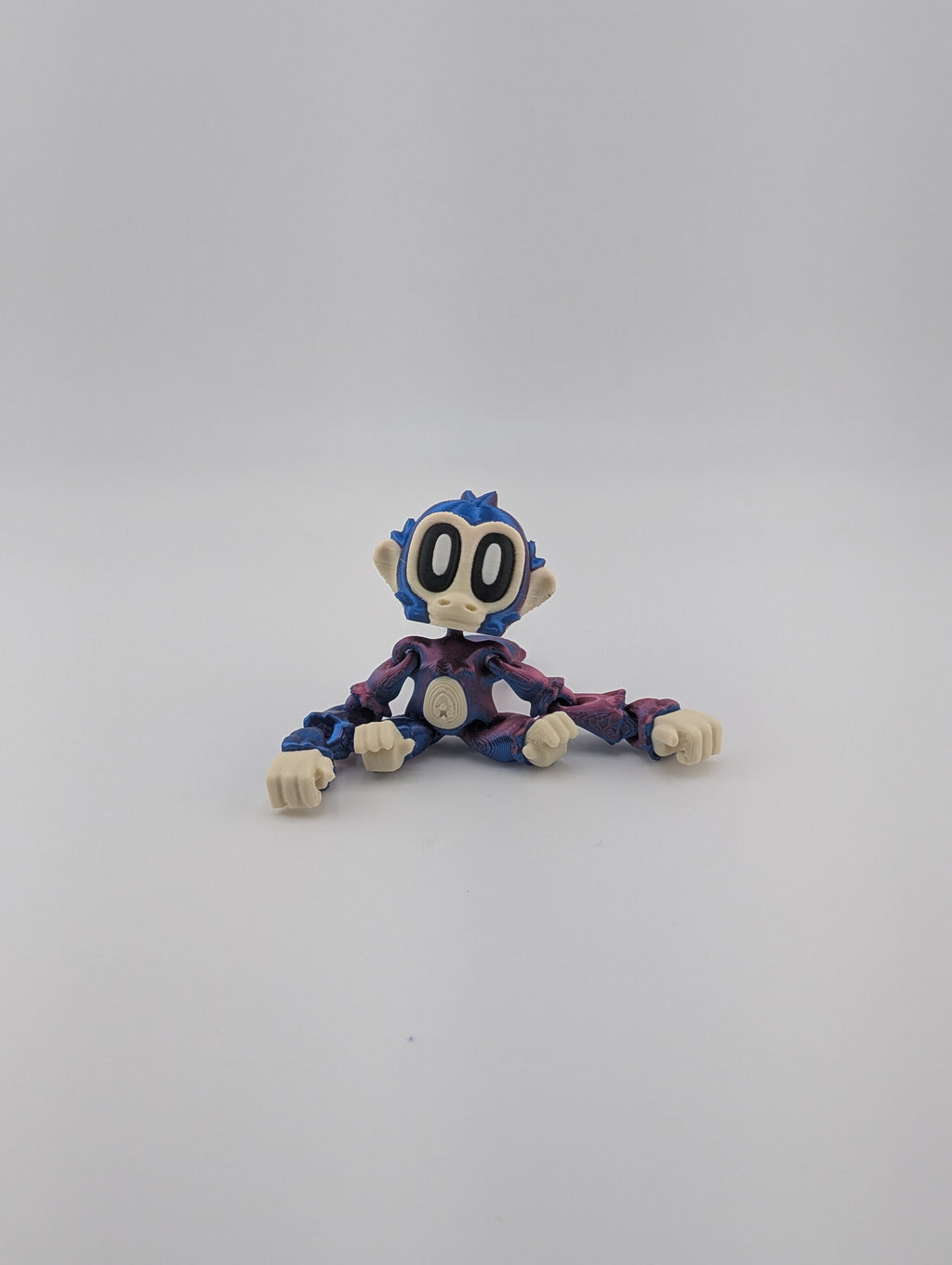 Articulated Monkey Toy – Hanging Fidget Keychain for Kids 3+