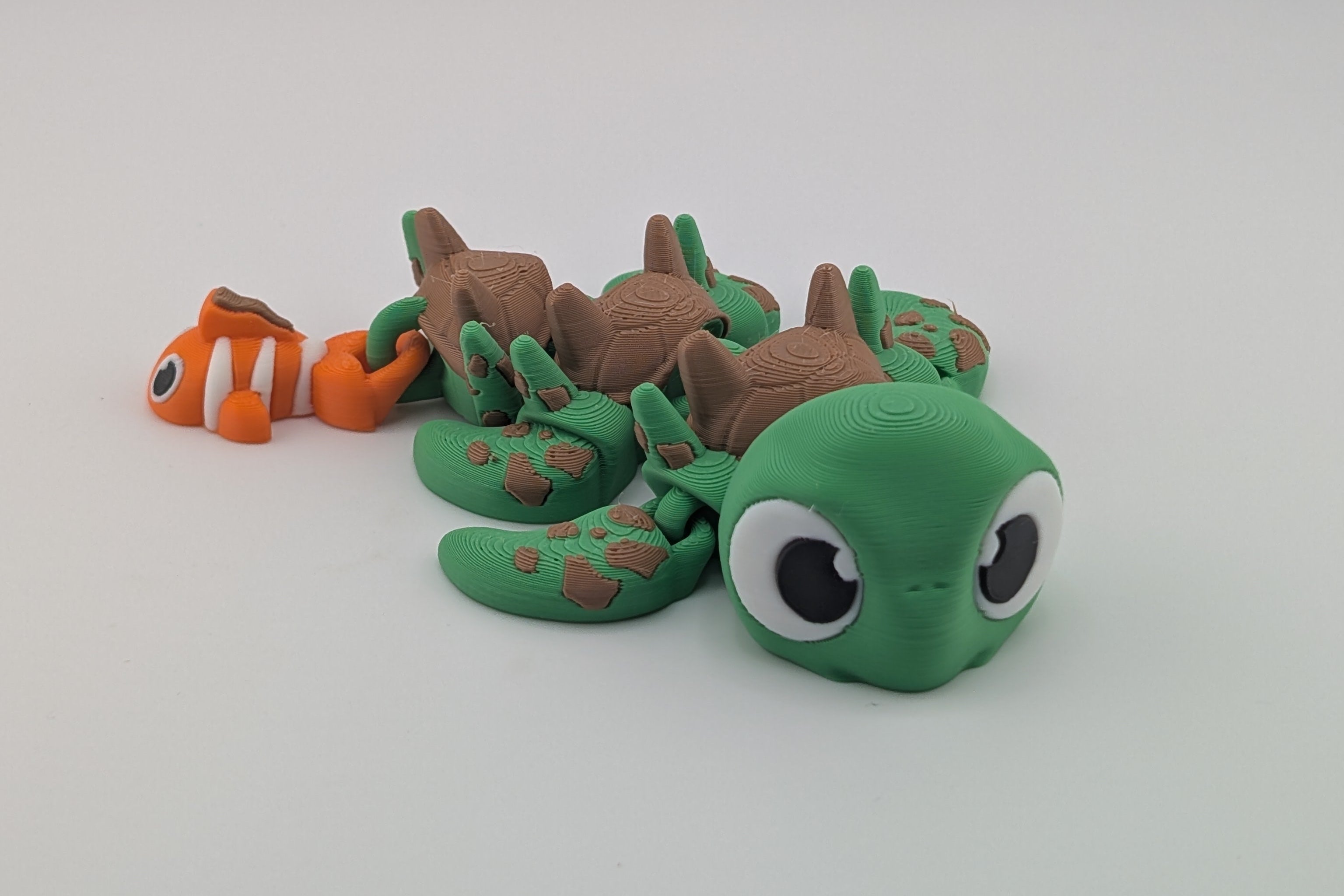 Turtle Dragon Fidget Toy – Sensory-Friendly PLA Creature (5.25")