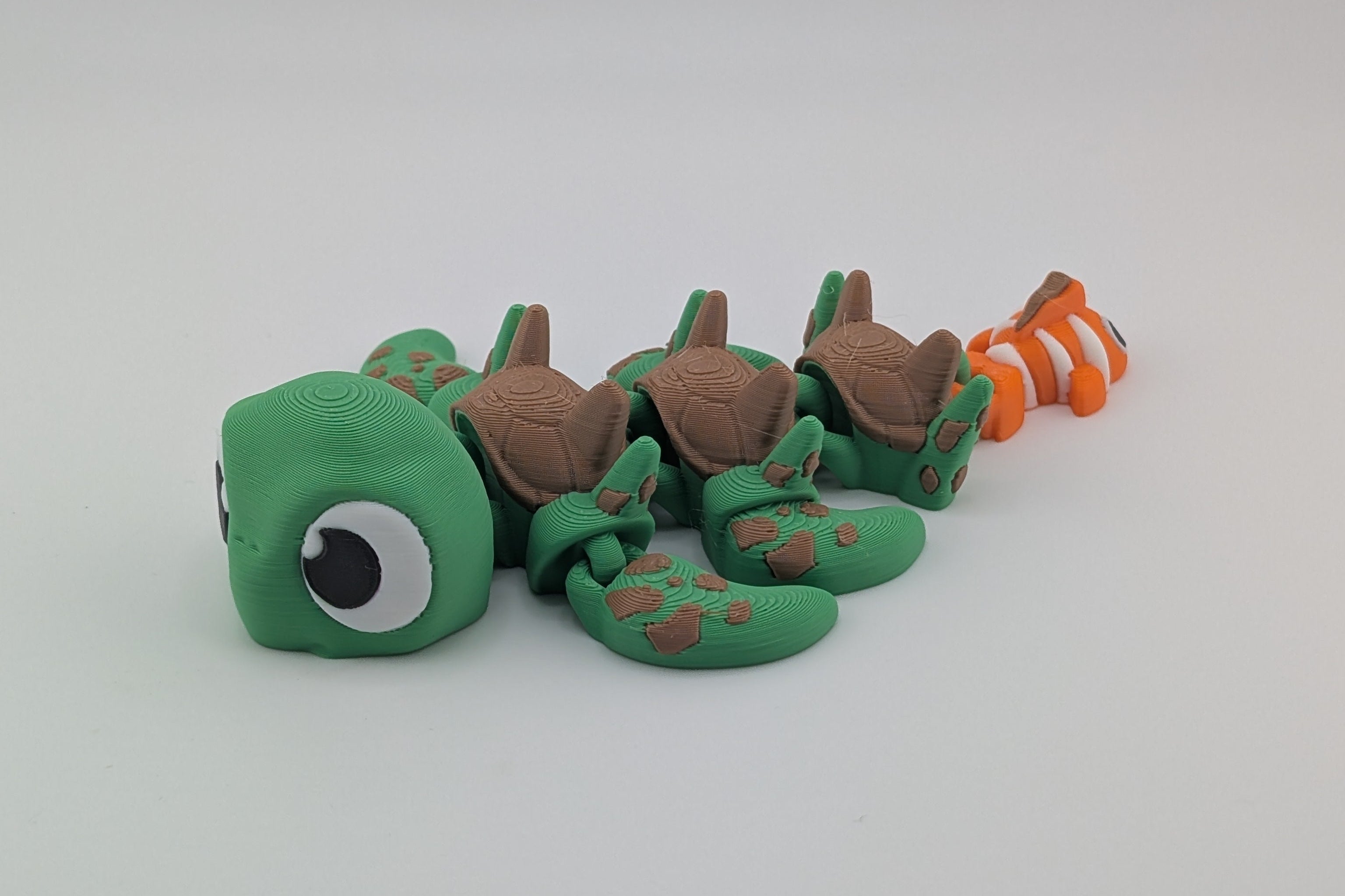 Turtle Dragon Fidget Toy – Sensory-Friendly PLA Creature (5.25")