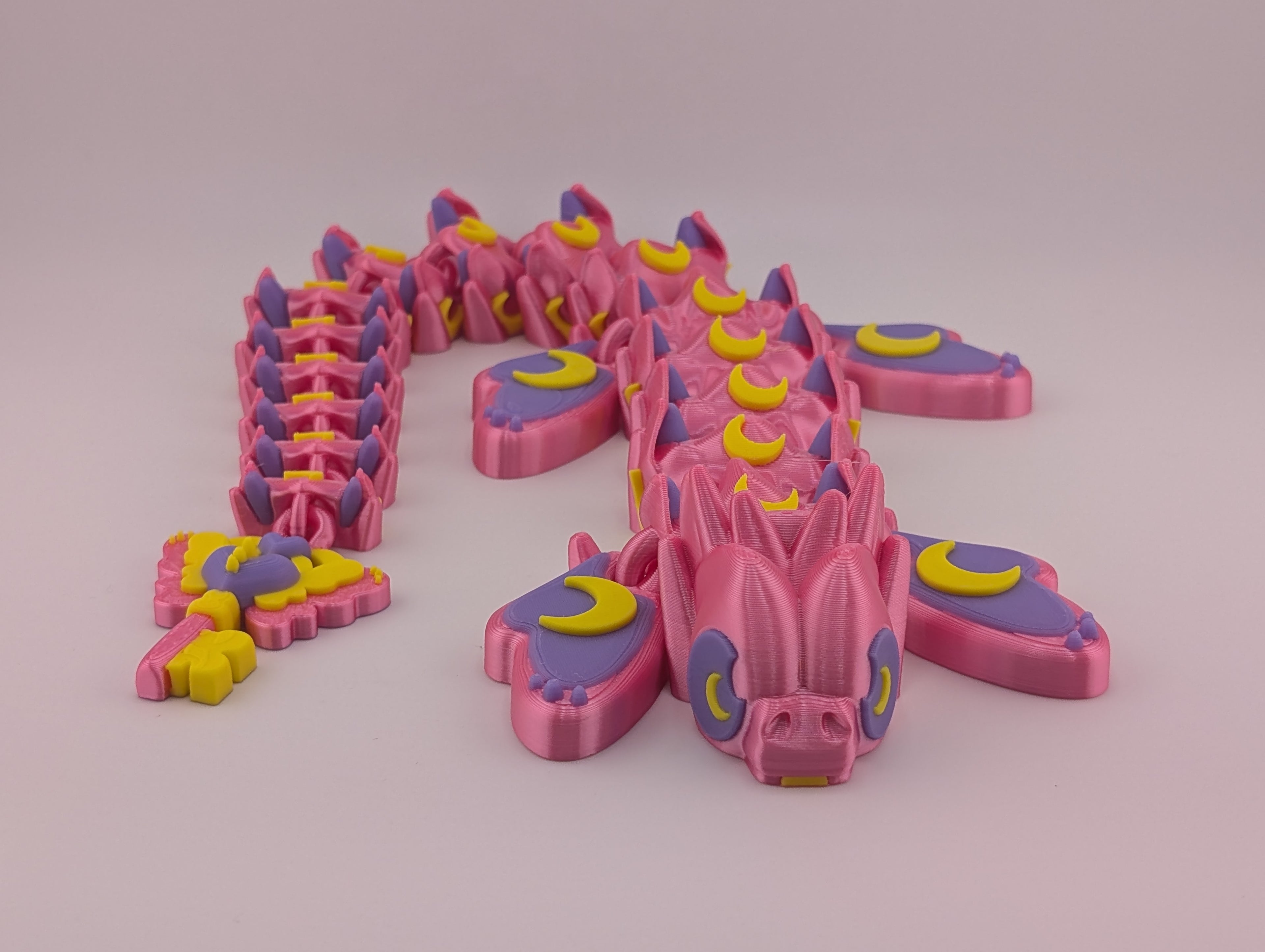 Flexi Moon Bug Dragon Articulated Fidget Toy