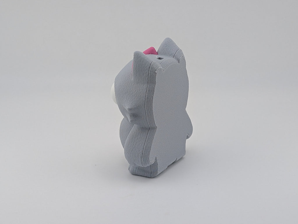 🐱✨ Moving Eyes Kitty Fidget! 🎀 Interactive 3D Printed Cat Keychain Charm 👀💖