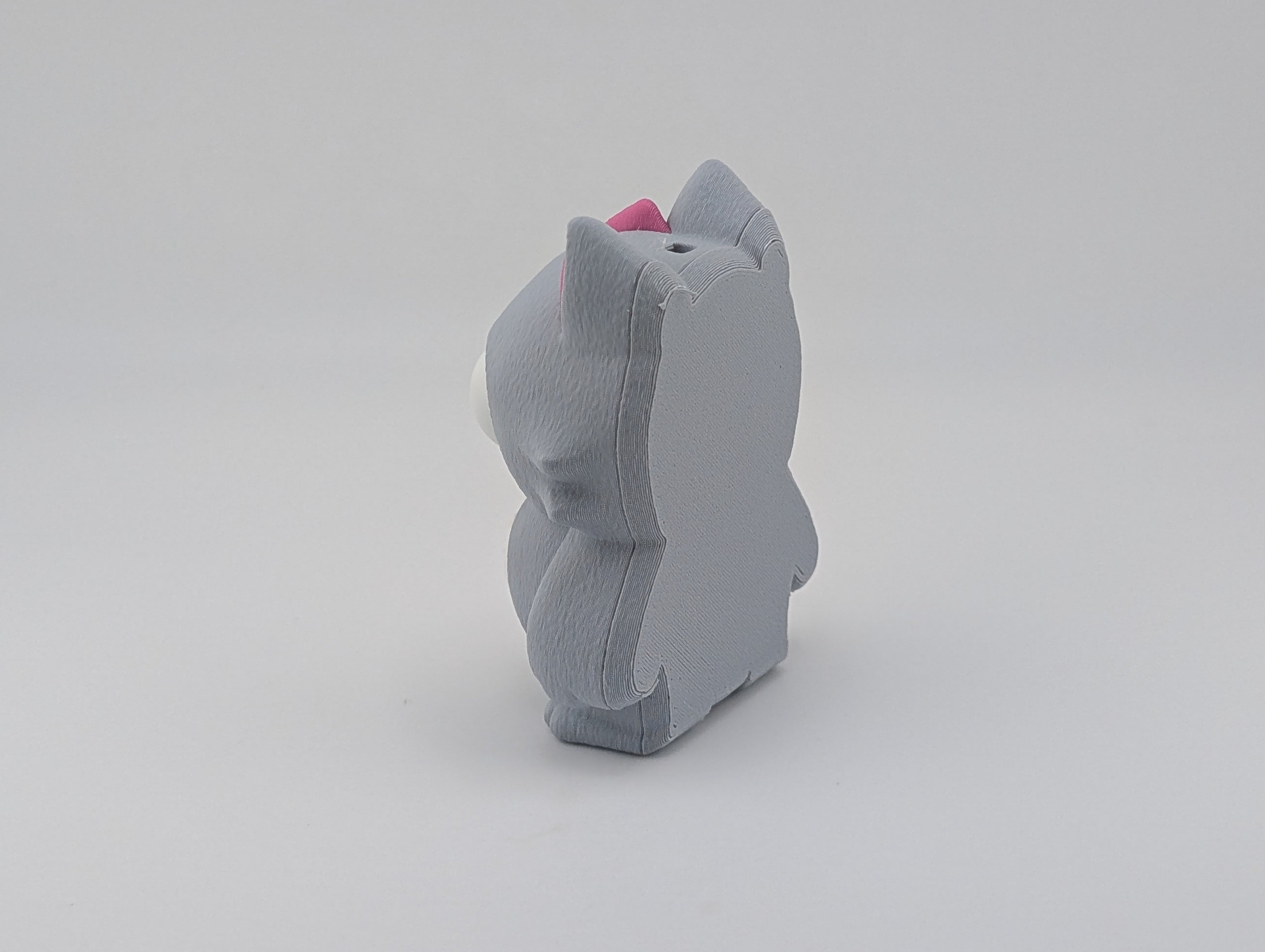 🐱✨ Moving Eyes Kitty Fidget! 🎀 Interactive 3D Printed Cat Keychain Charm 👀💖
