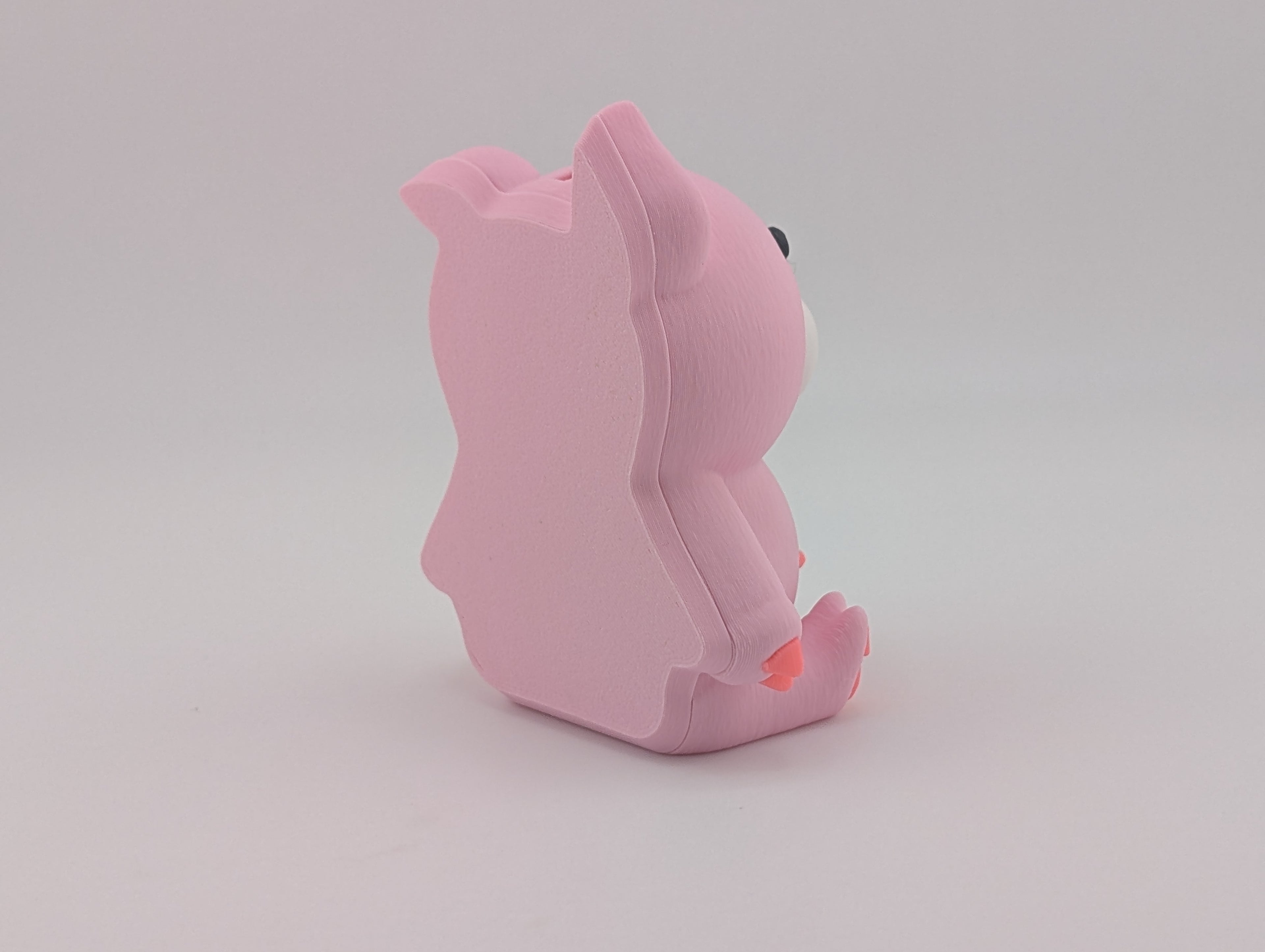 🐷✨ Moving Eyes Pig Fidget! 🐽 Interactive 3D Printed Piglet Keychain Charm 👀💖