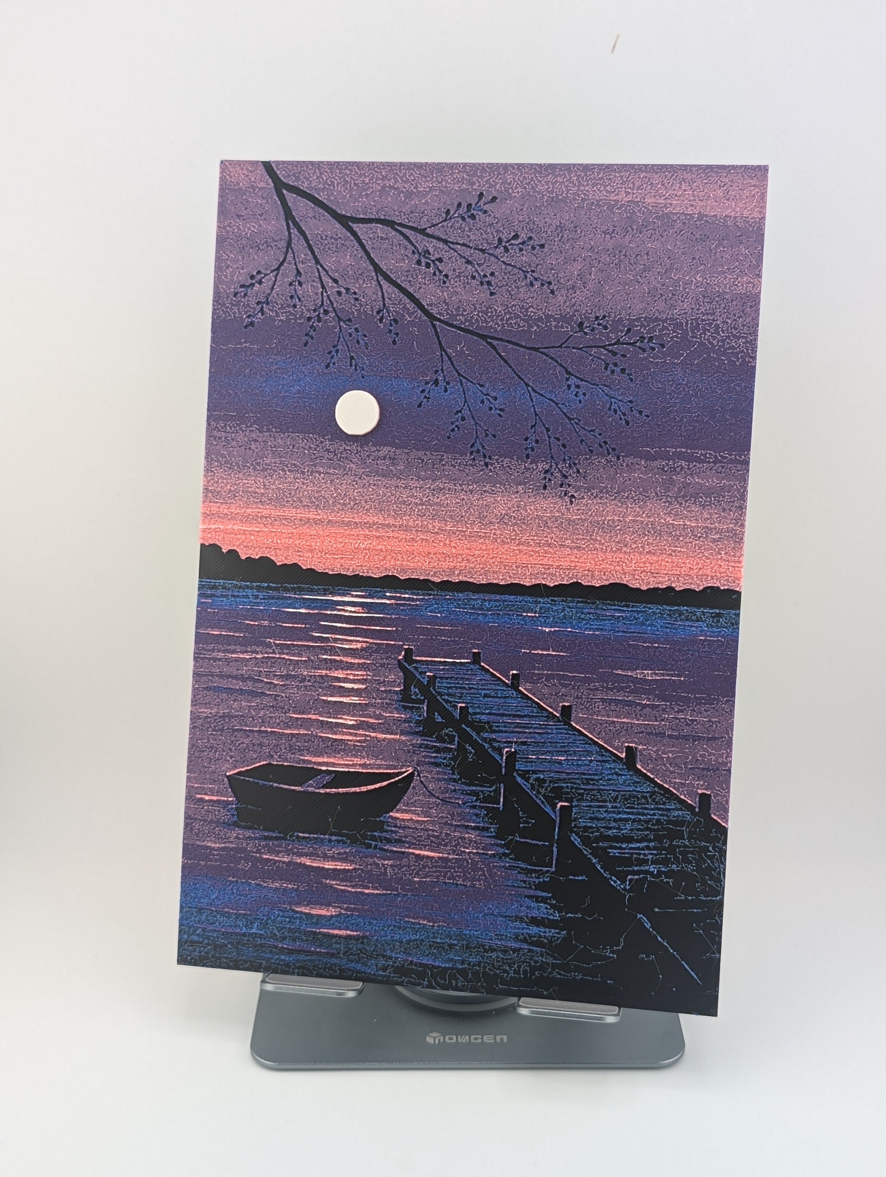 Sunset on the Lake – Chroma Canvas Wall Art Sold with or without frame