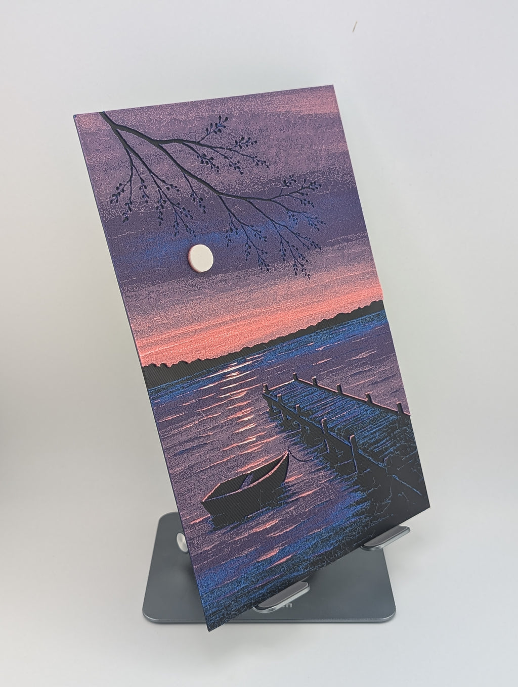 Sunset on the Lake – Chroma Canvas Wall Art Sold with or without frame