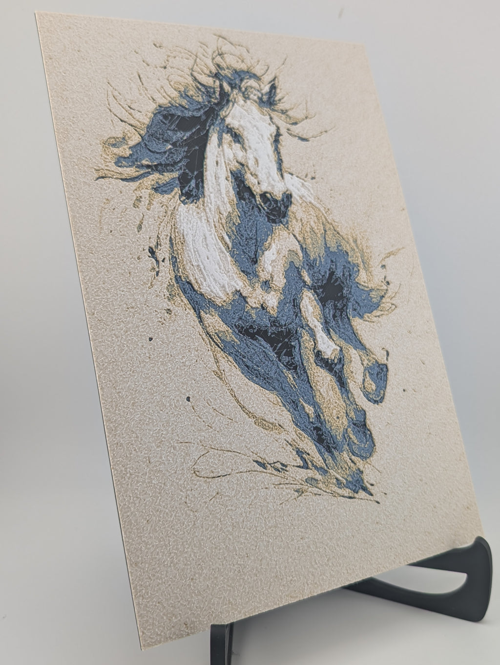 Chroma Canvas Running Horse – PLA Art Print