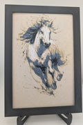 Chroma Canvas Running Horse – PLA Art Print
