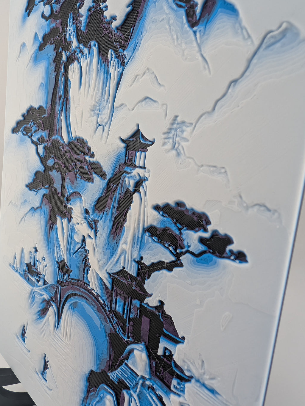 Japanese Blue Village – Chroma Canvas Art (Framed or Unframed)