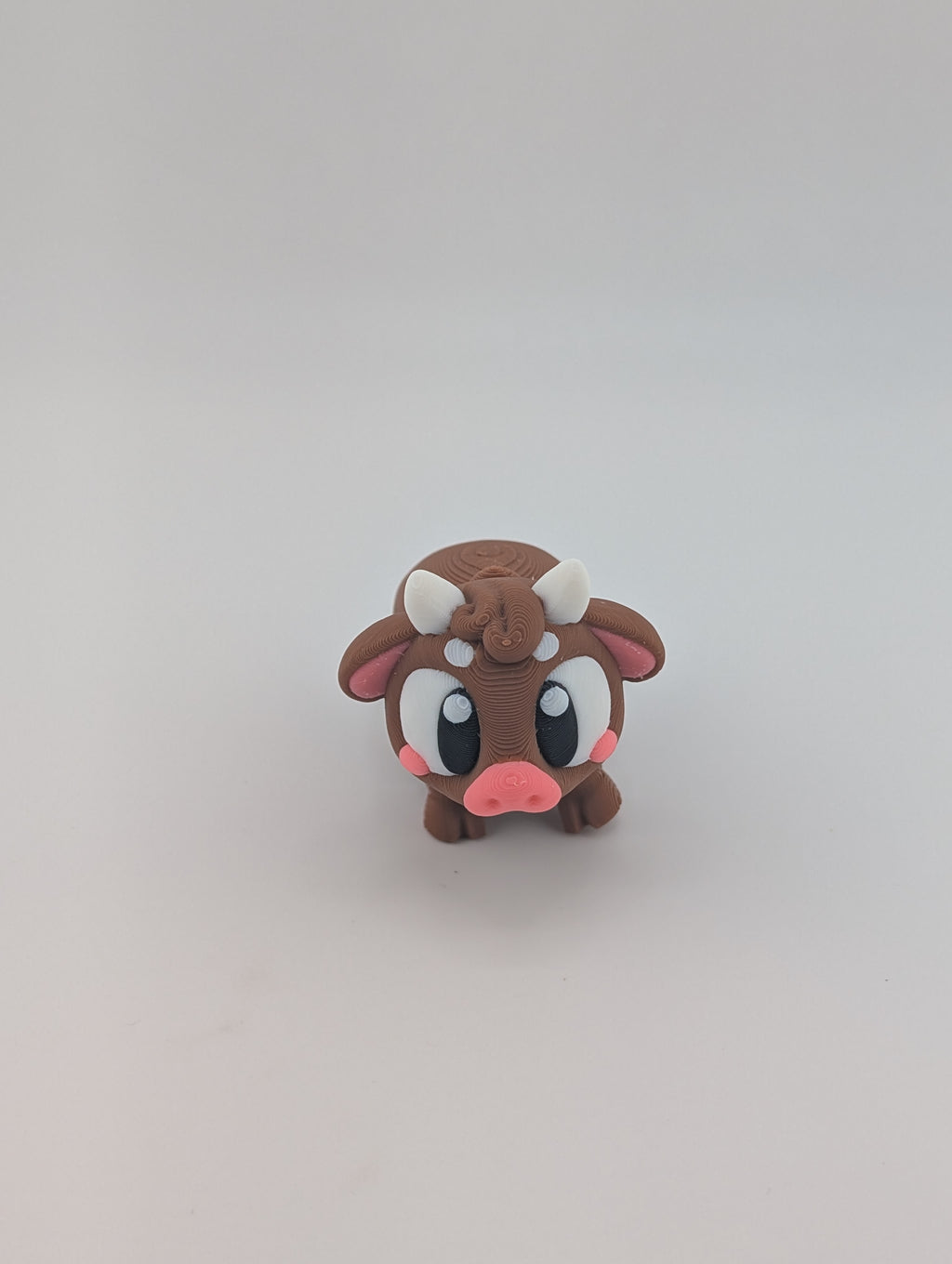 🐄✨ Mini Spotted Cow! 🥛 3-Inch Articulated Bovine Fidget & Keyring Charm 🐮💎