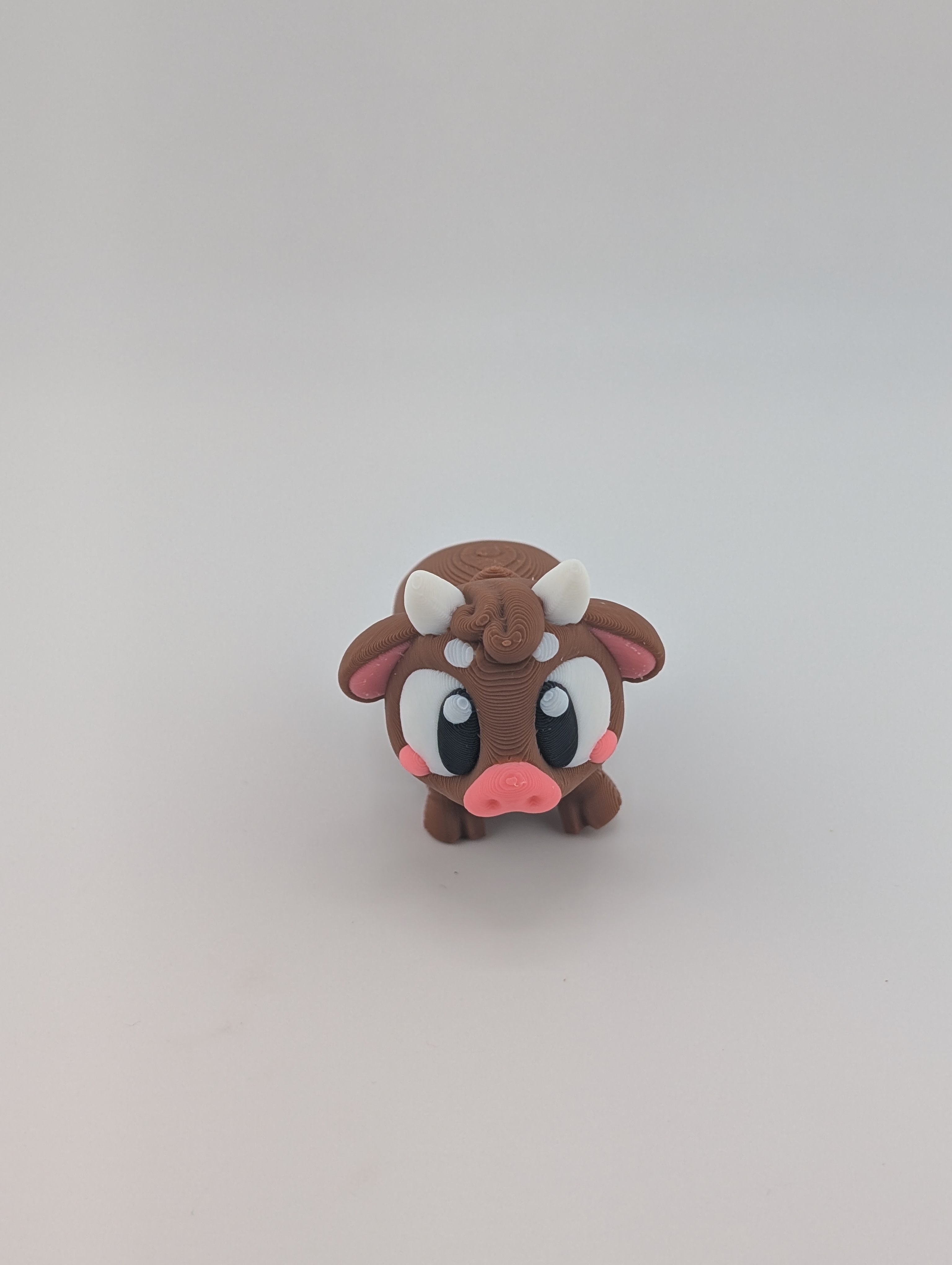 🐄✨ Mini Spotted Cow! 🥛 3-Inch Articulated Bovine Fidget & Keyring Charm 🐮💎