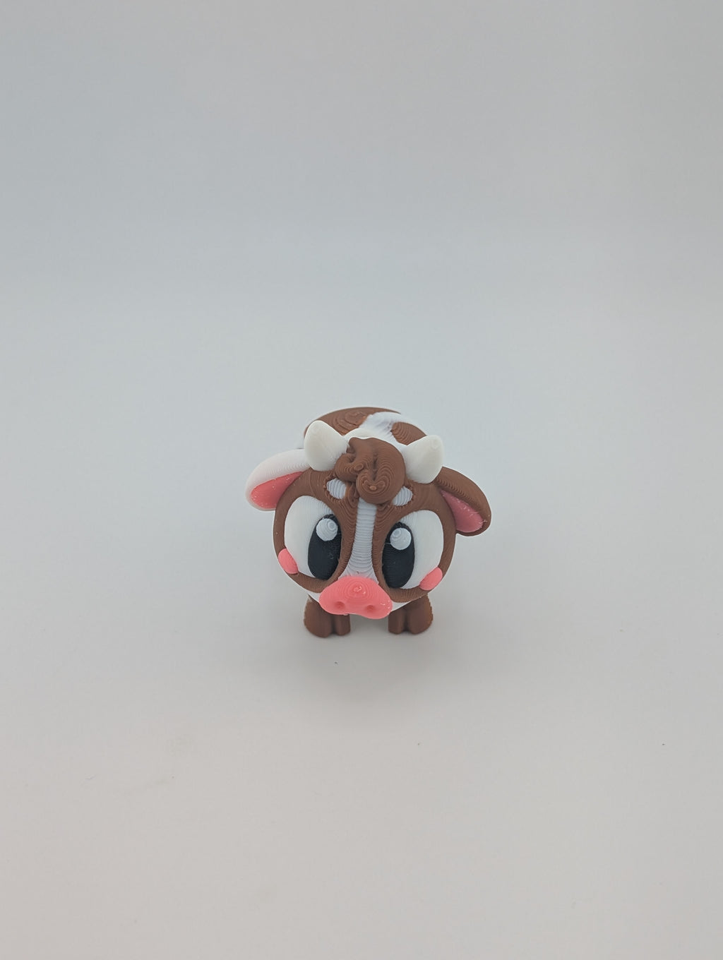 🐄✨ Mini Spotted Cow! 🥛 3-Inch Articulated Bovine Fidget & Keyring Charm 🐮💎
